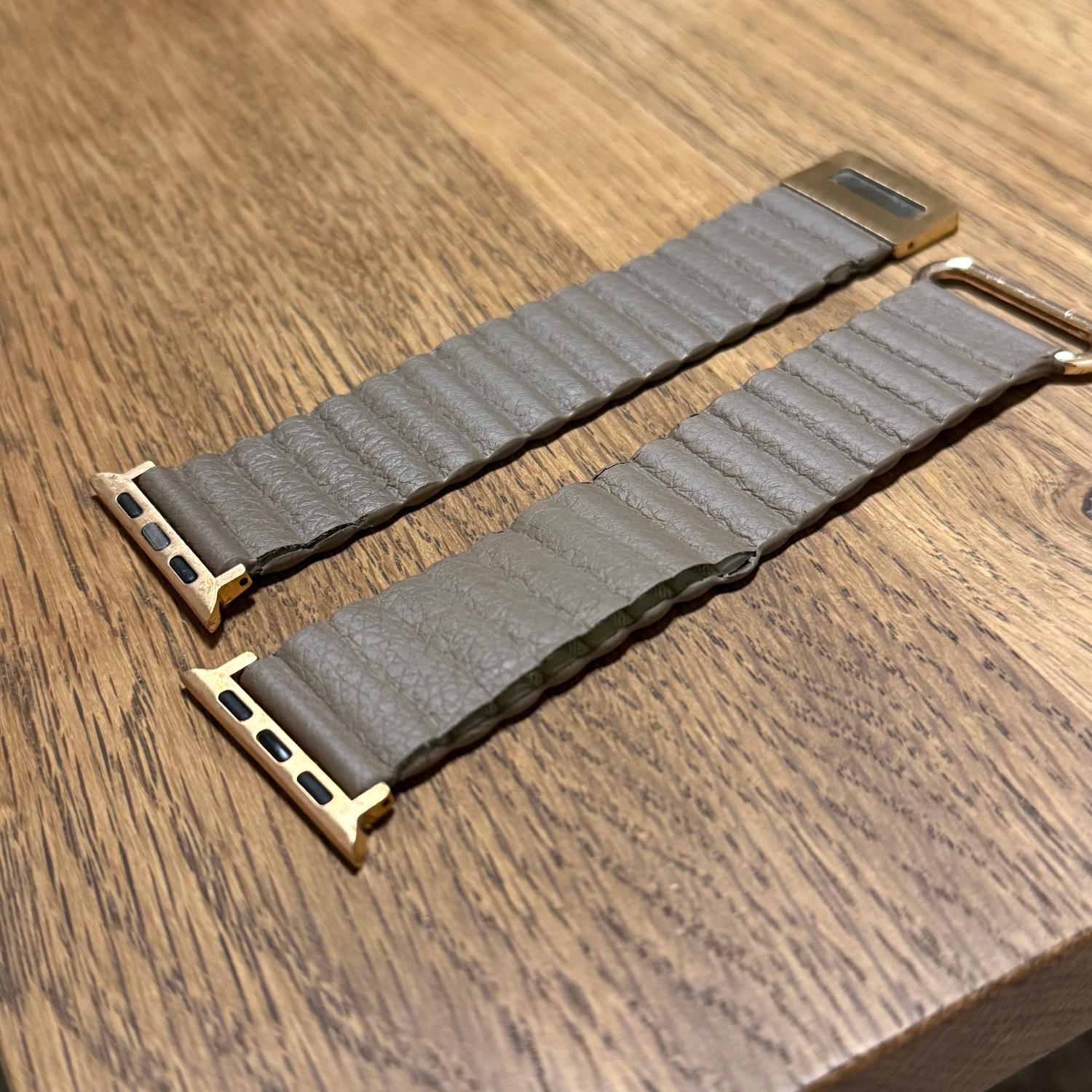 アップルウォッチ バンド マグネット apple watch レザーバンド おしゃれ ベルト レディース メンズ 女性  アップルウォッチバンド マグネットバンド レザーバンド レビュー画像8