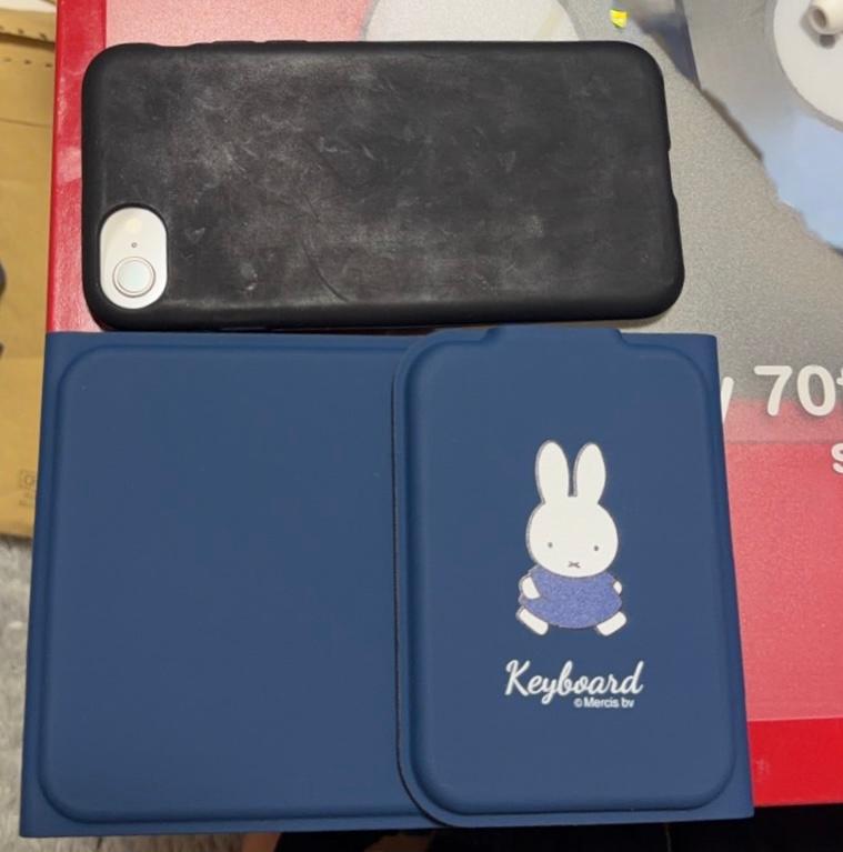 ミッフィー⭐折畳キーボード 【ブルー】Mac/ios android win対応 楽天市場】miffy ミッフィー Bluetoothキーボード 折りたたみ