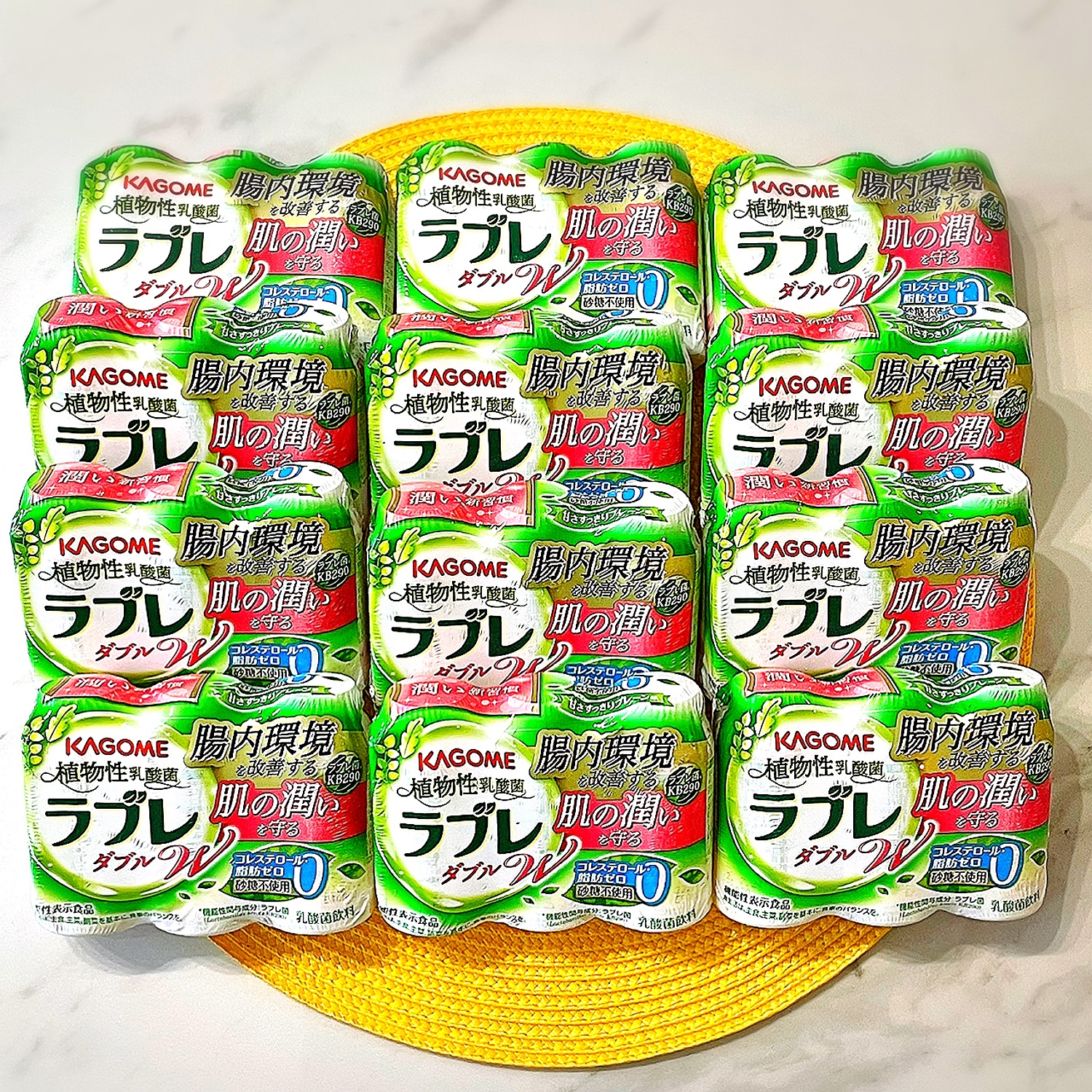 楽天市場】カゴメ 植物性乳酸菌ラブレ W プレーン （80ml×3P×6）×2ケース【送料無料/クール便】/大人のための乳酸菌 腸内の改善 機能性表示食品  乳酸菌飲料(プラスイン) | みんなのレビュー・口コミ