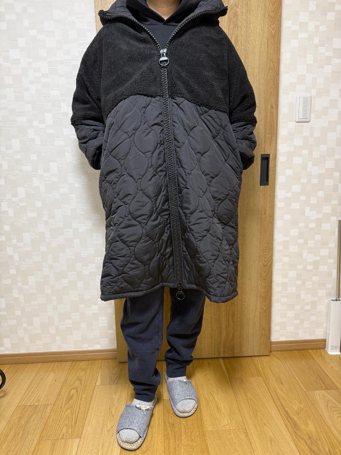 楽天市場】ビッグファスナー ロングコート レディース ボアアウター