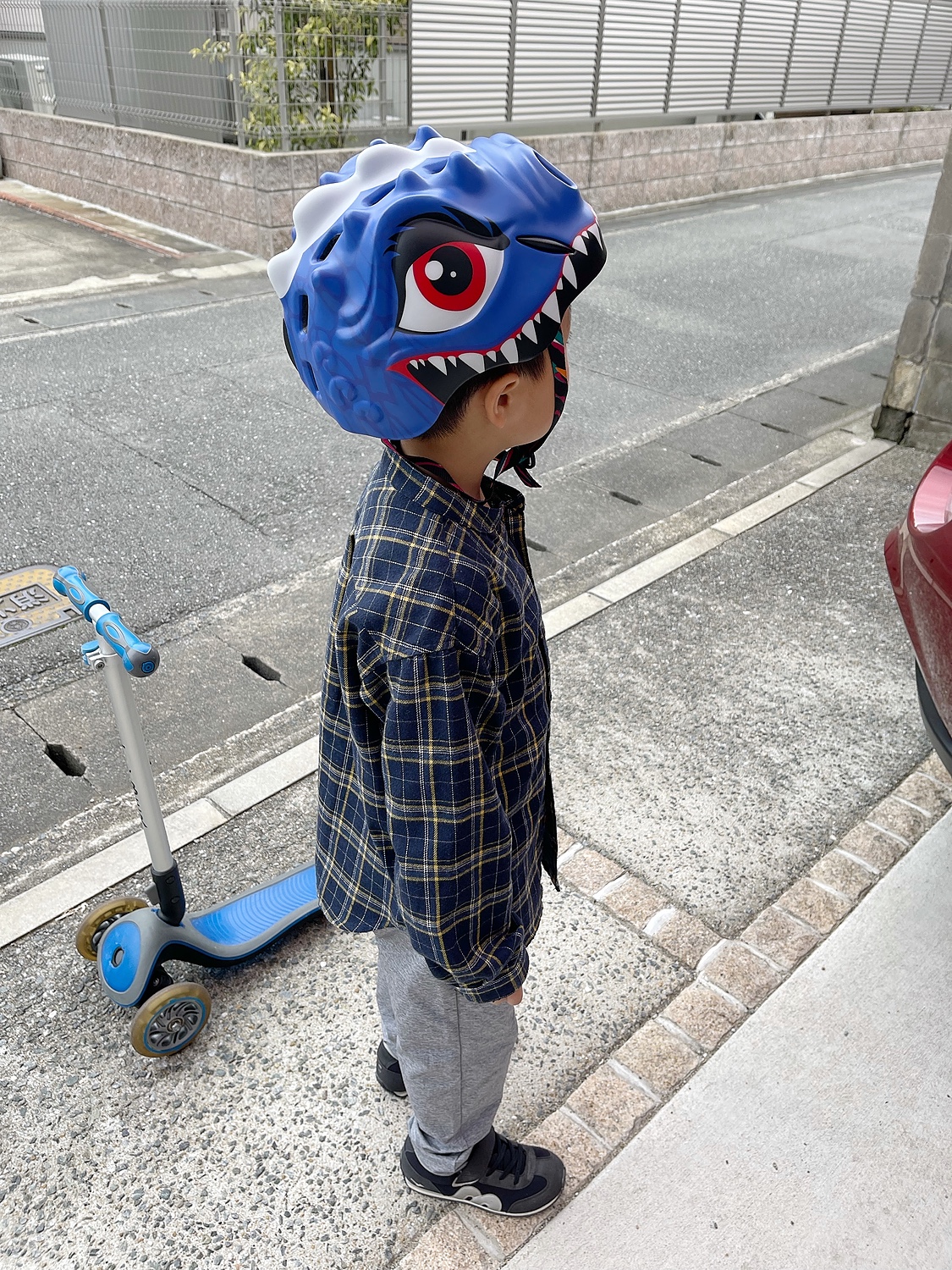 楽天市場】ヘルメット 子ども用 恐竜ヘルメット 自転車 サイクリング バイク 小学生 幼児 保護用 通学 通園 調整可能 グリーン ブルー グレー  オレンジ ワインレッド(Neo lifestyle shop 楽天市場店) | みんなのレビュー・口コミ