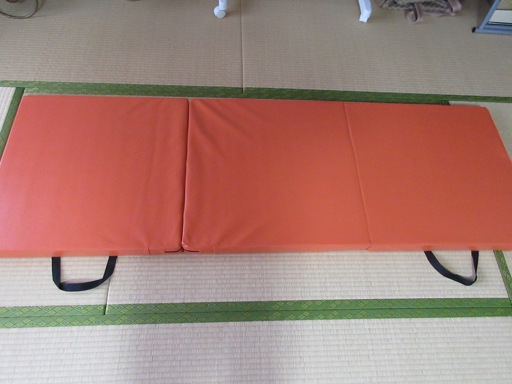 体操 マット プレイマット 折りたたみ ストレッチマット エクササイズ ベビーマット トレーニング 鉄棒 跳び箱 リング 体操マット 折りたたみマット 防音マット レビュー画像8
