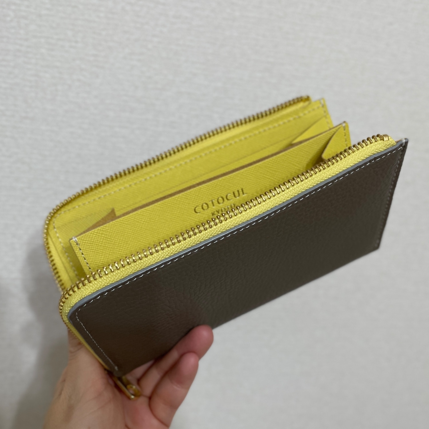 2026年最新コトカル コトカル COTOCUL 小さい長財布 レモングレージュ 