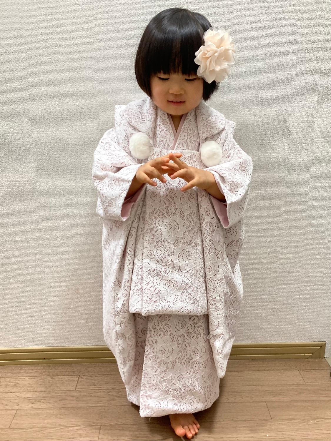 楽天市場】七五三 着物 3歳 被布セット 【セール】フルセット 女の子