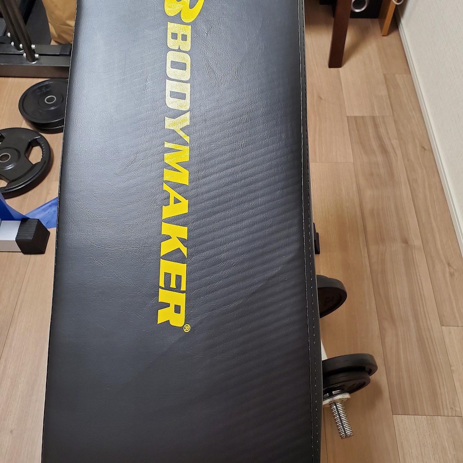 BODYMAKER ホームジムトレーニングベンチ 多機能 スチール製 黒 トレーニングマシン : ベンチ・スタンド | BODYMAKER（ボディ