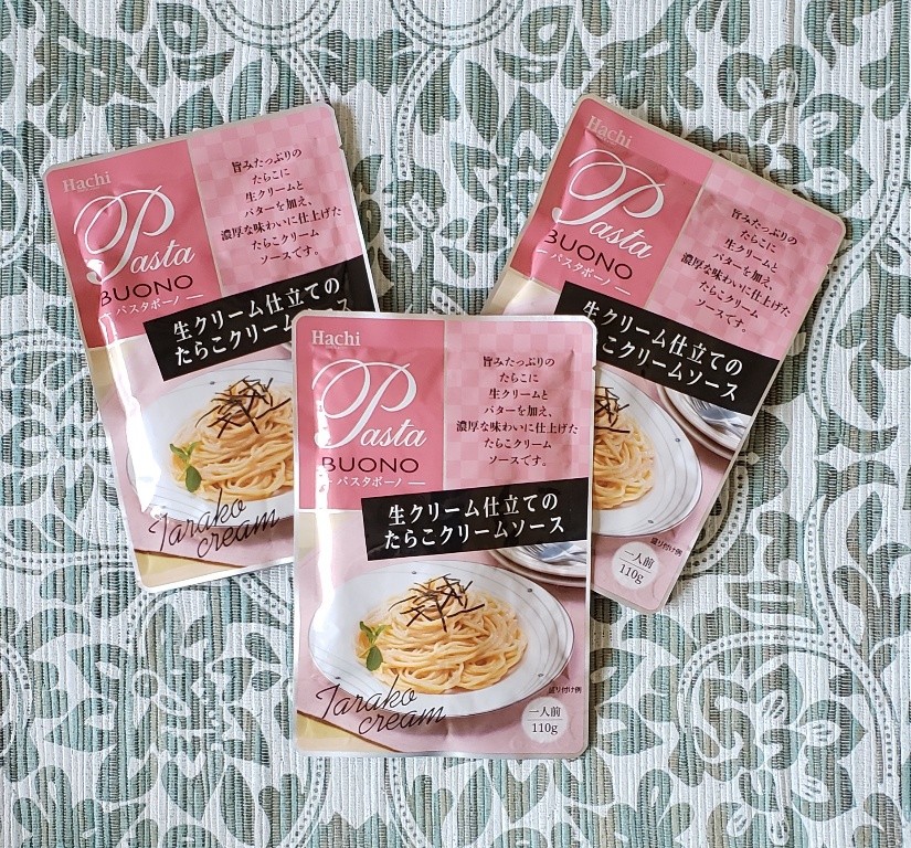 ハチ食品 生クリーム仕立てのたらこクリームソース 110g×3個(よろずやマルシェ) みんなのレビュー·口コミ ハチ食品 生クリーム仕立てのたらこクリームソース 110g×3個