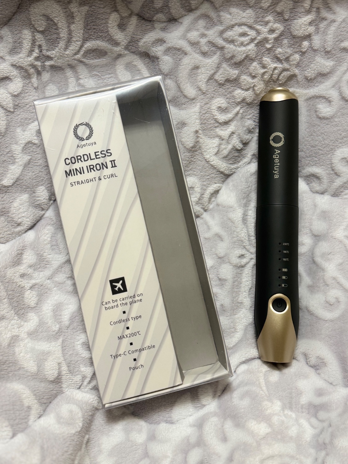 楽天市場】【ヘアアイロン ミニ コードレス 機内持ち込み可能