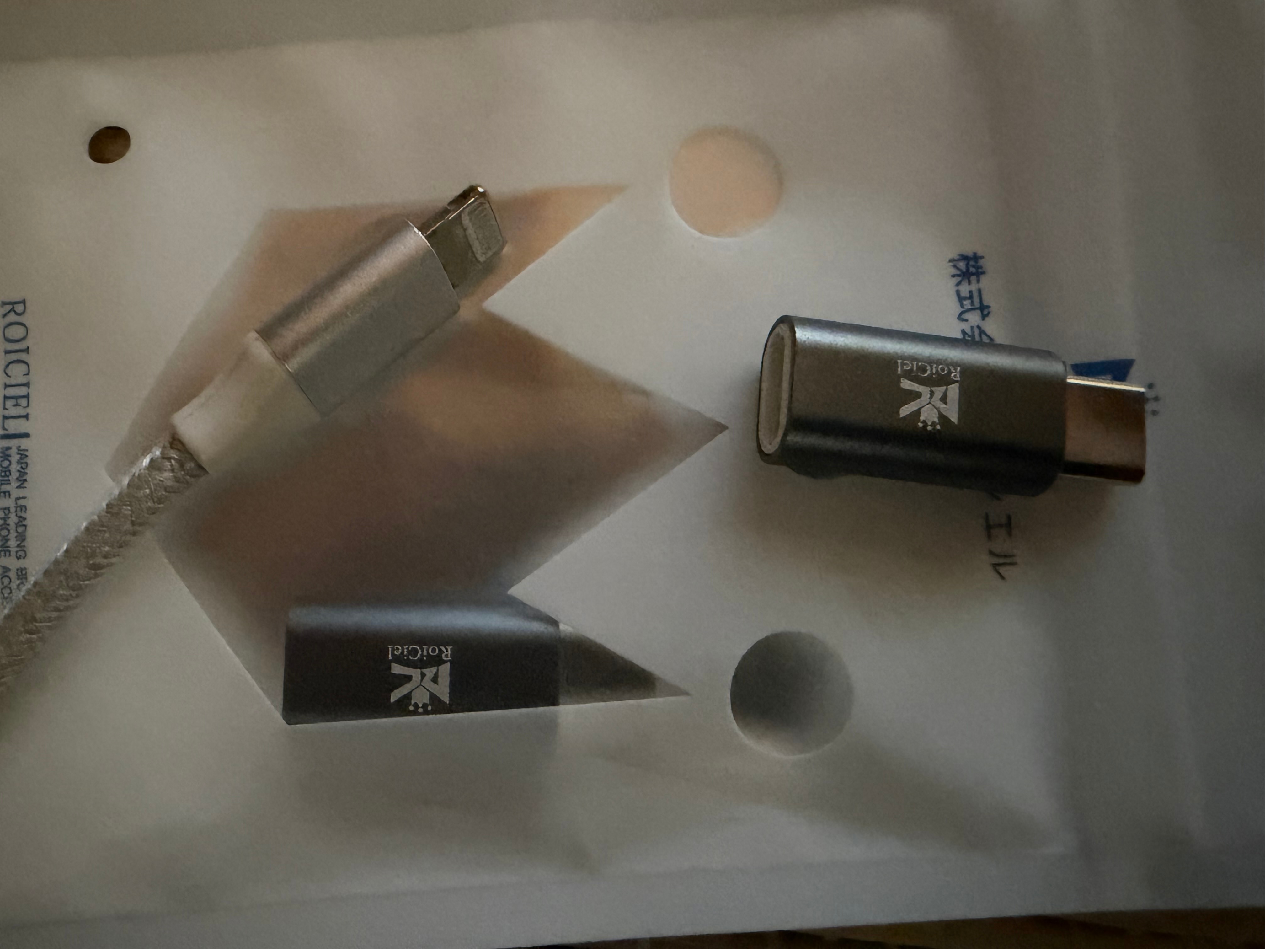 RoiCiel Lightning から Type-C 変換アダプター アルミ合金製 変換コネクター ライトニング to Lightning変換アダプター TypeC変換 RoiCiel レビュー画像11