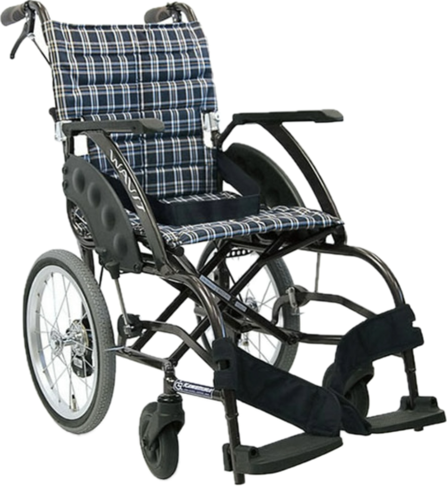 送料無料（一部地域を除く）　カワムラサイクル　介助用標準車いす　WAVIT (ウェイビット)　WA16-40　KM-25-0917-03 imgrc0134709896.jpg