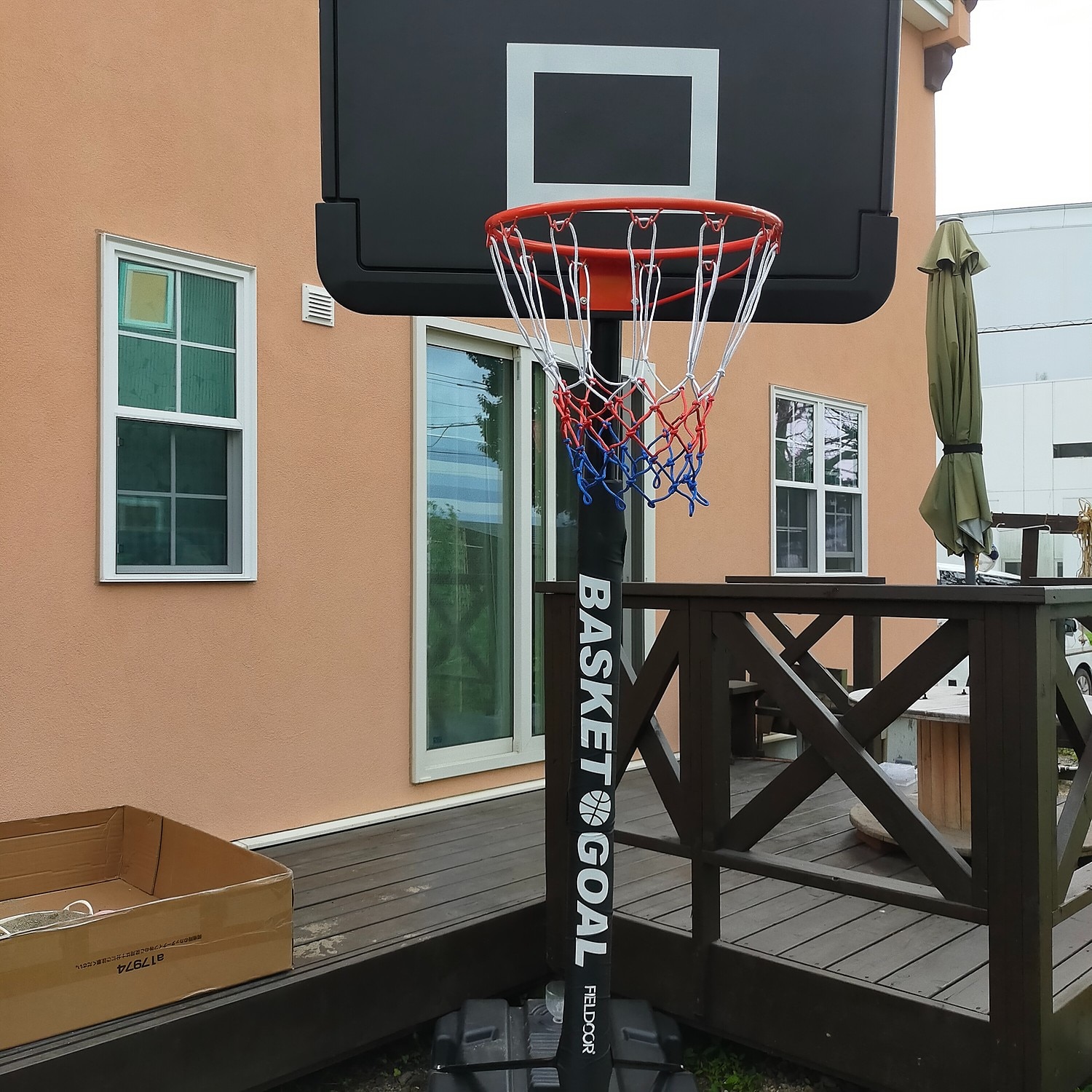 取引中 バスケットゴール 使用感、サビ、あり
