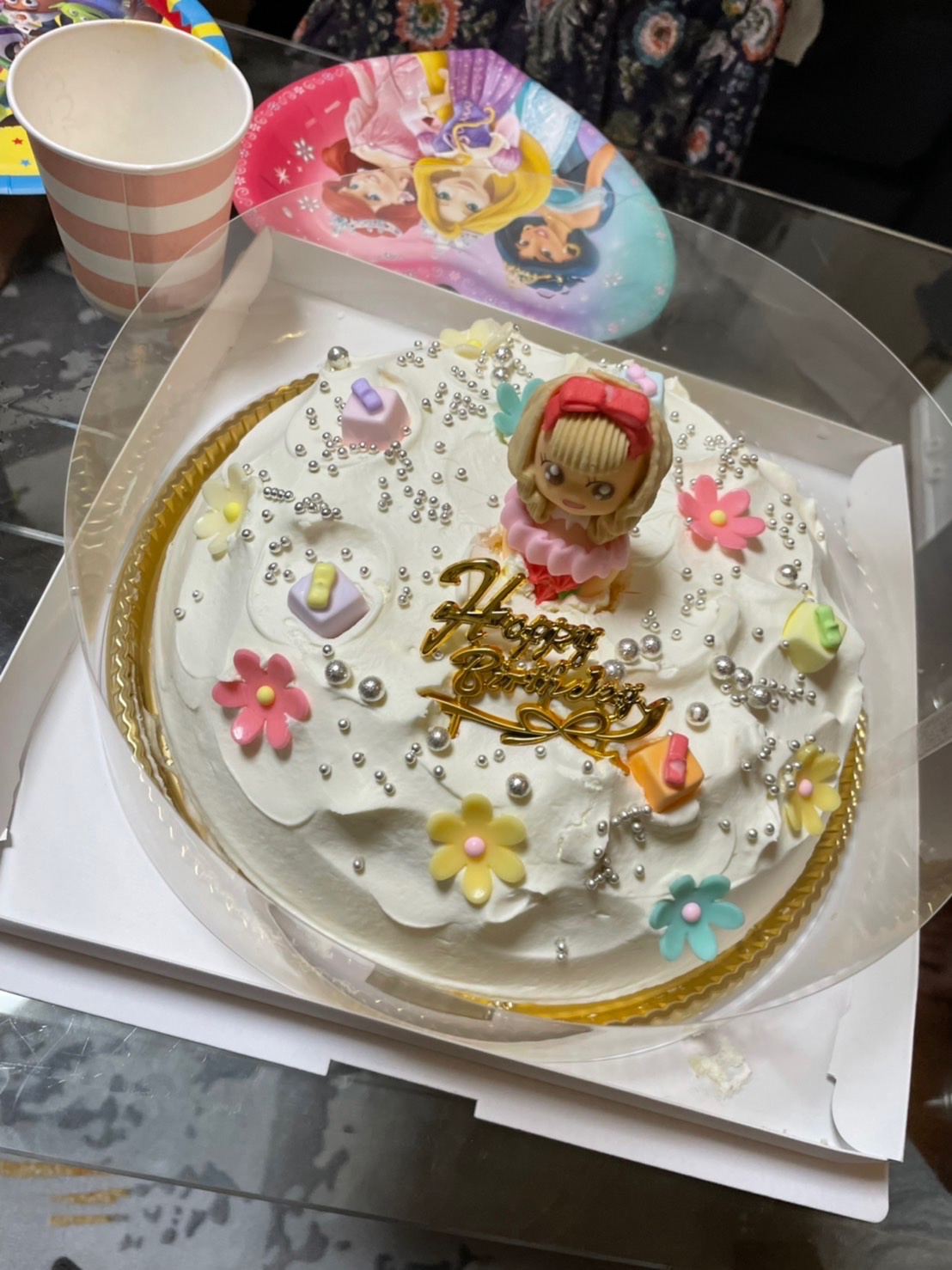 楽天市場 プリンセスケーキ バースデーケーキ 誕生日ケーキケーキ 7号 送料無料 凍 女の子 プリンセス 誕生日 ギフト ケーキのフランソワ 和菓子の一閑 みんなのレビュー 口コミ