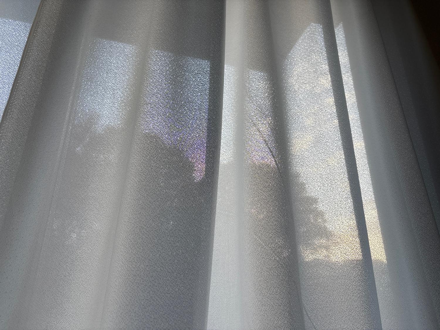 レースカーテン 遮熱カーテン ミラーレースカーテン レビュー画像10