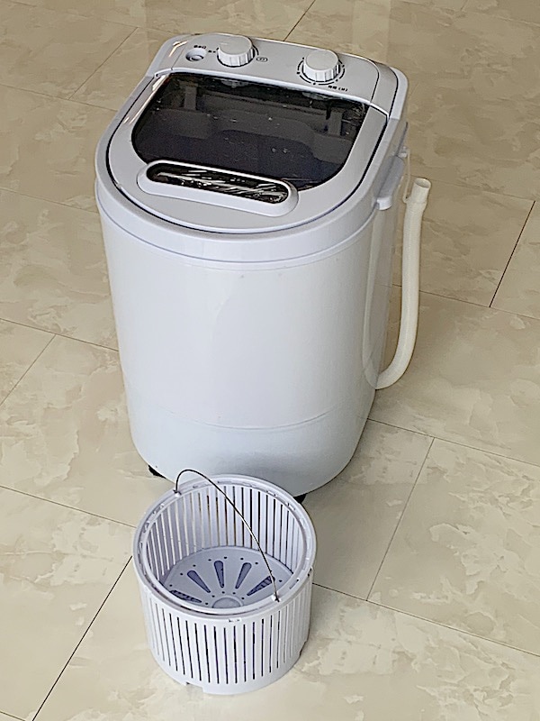 靴も洗える 洗濯機 1年保証 一人暮らし 小型洗濯機 敬老の日 小型 3kg 1年保証 靴 ブラシ付き ミニ洗濯機 一槽 小型洗濯機 口コミ レビュー レビュー画像6