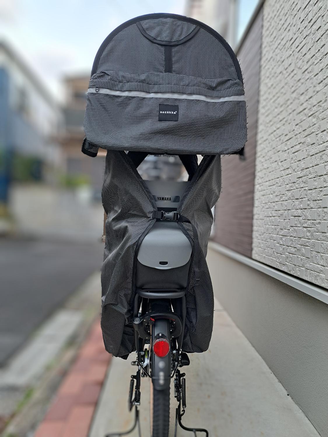 自転車 チャイルドシート 防寒 サンシェード ルーフ レインカバー 日除け 紫外線防止 寒さ対策 子供乗せ 後ろ乗せ後ろ ノロッカ レインカバー 後ろ乗せ レビュー画像14