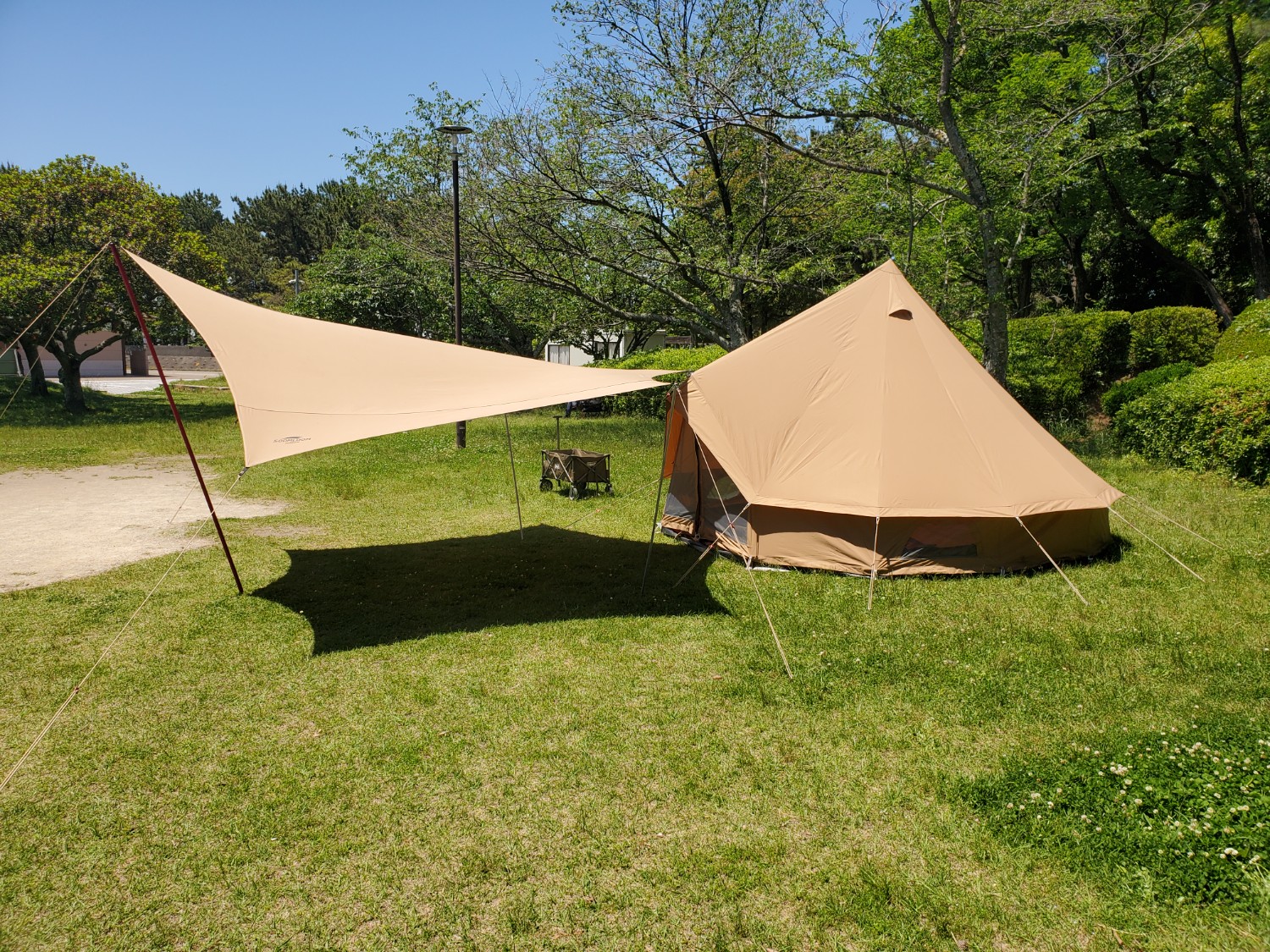 楽天市場】Soomloom ワンポールテント 4~6人用テント ベル型