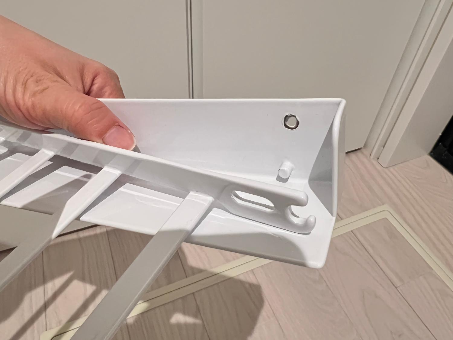 マラソン中+4倍 山崎実業tower 洗濯機横マグネット棚 折り畳み棚レビュー レビュー画像4