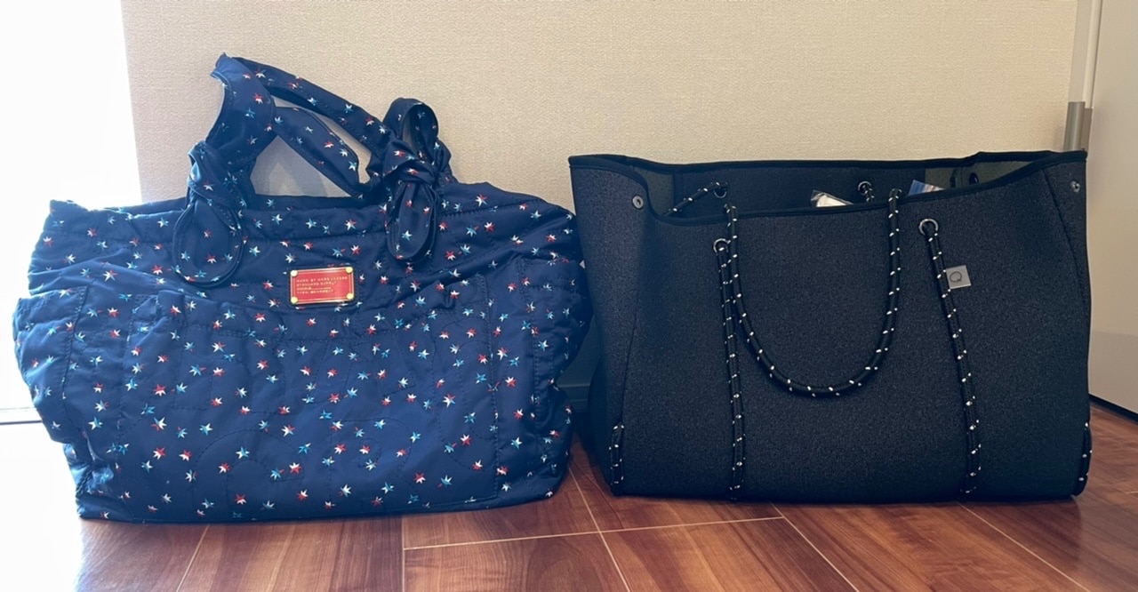 ★期間限定5%OFF＆P5倍★≪楽天1位★高評価4.53≫ マザーズバッグ トートバッグ レディース ネオプレン バッグ qbagparis ネオプレンバッグ マザーズバッグ レビュー画像25
