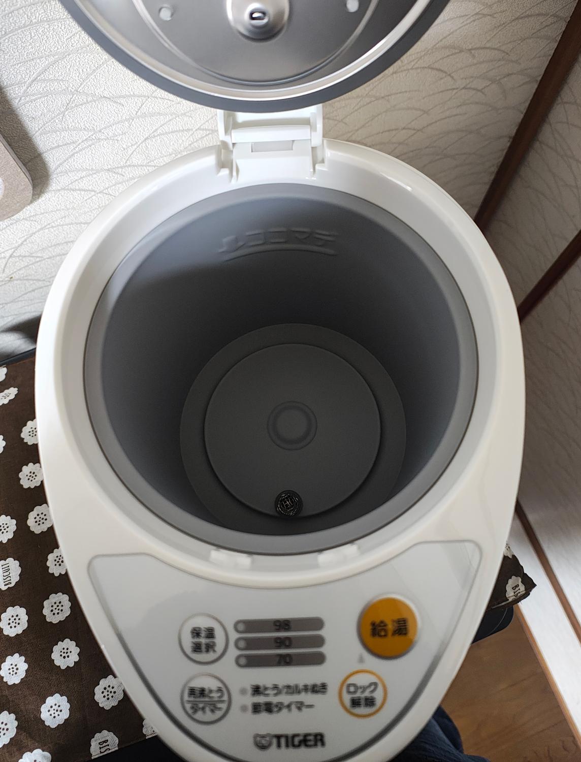 楽天市場】タイガー魔法瓶 マイコン電動ポット 2.2L PDR-G221-W 電気