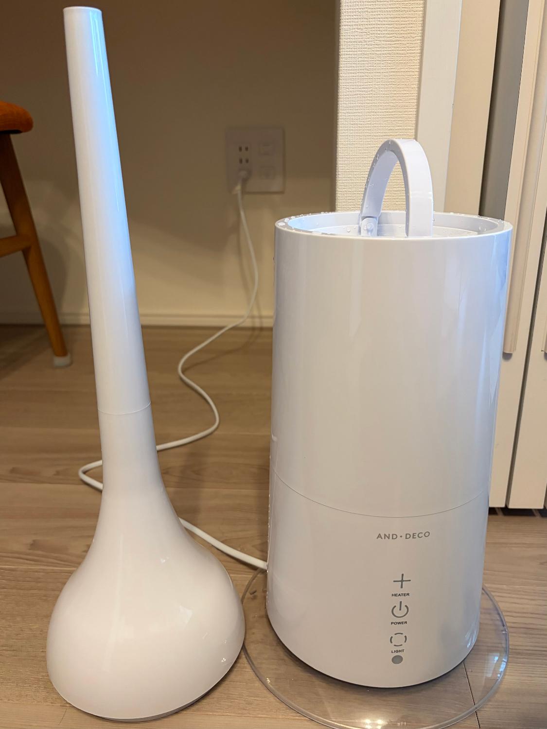 開封のみ未使用品 加湿器 AND・DECO 楽天ランキング上位 高レビュー品 楽天市場】[本日P5倍] [即日出荷] [1年保証] 加湿器 ハイブリッド加湿