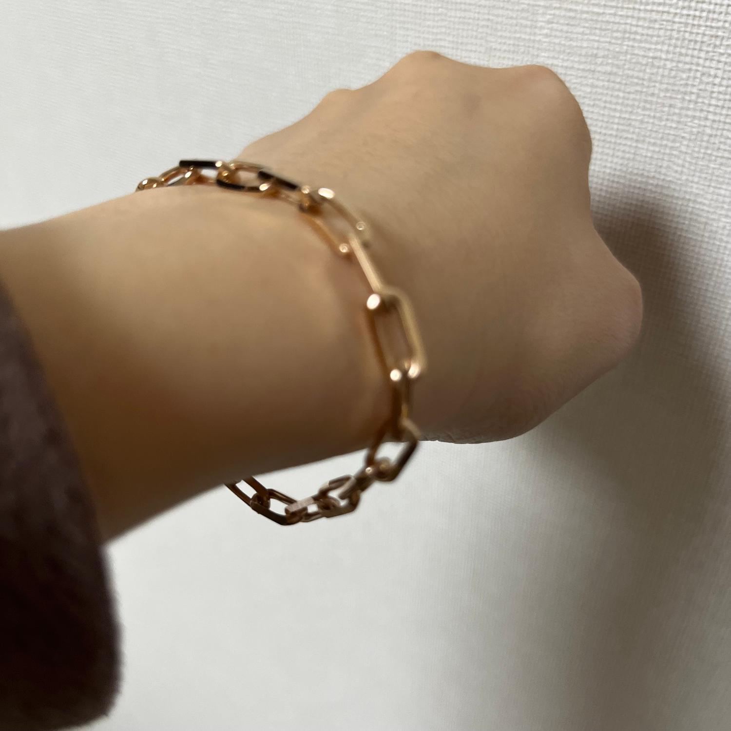 楽天市場】K18 スパルタカス・チェーン ブレスレット 幅/4.5mm 長さ