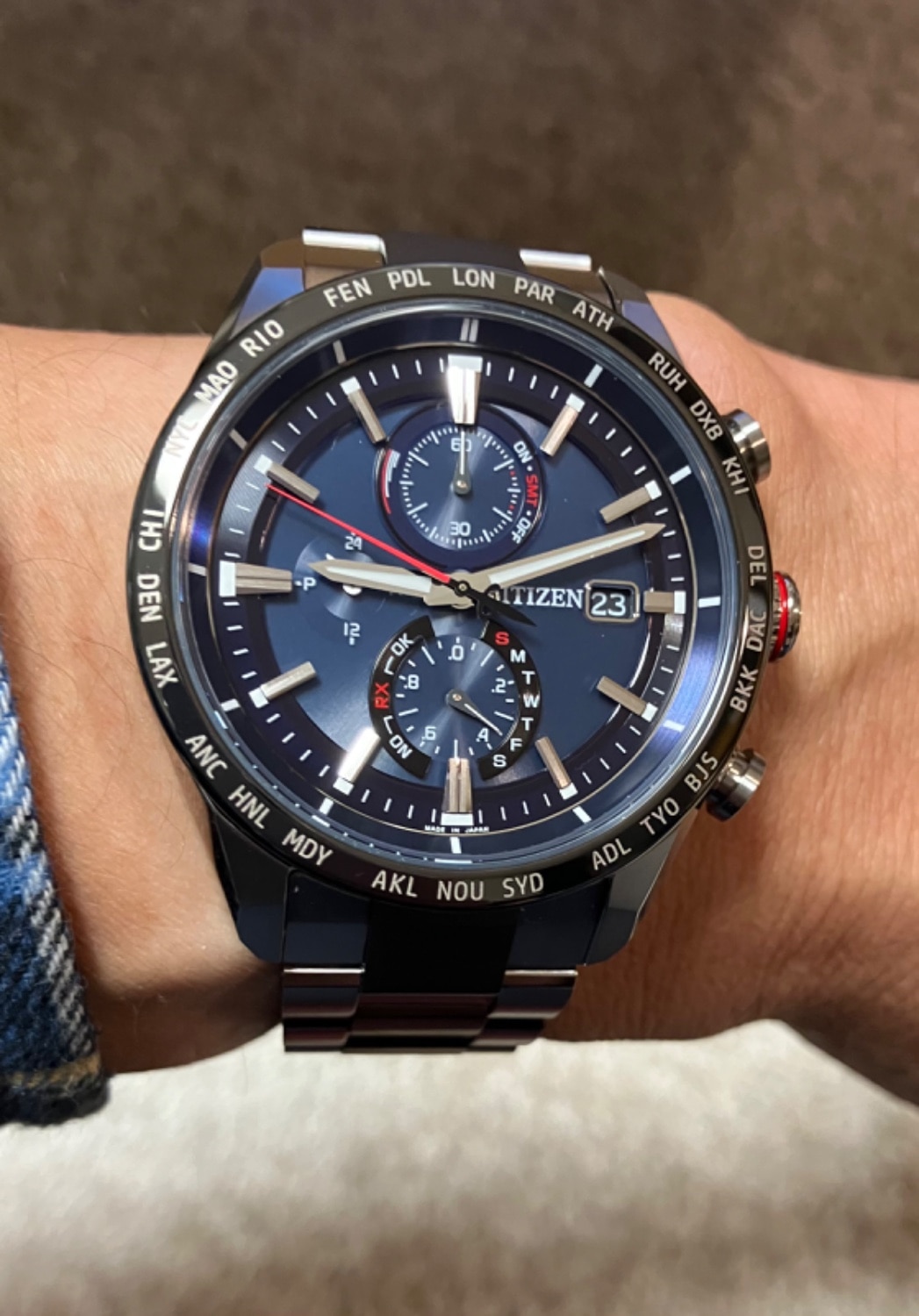 【極美品】シチズン アテッサ アクトライン ネイビー AT8186-51L 楽天市場】【ポイント最大52倍＆最大2000円OFFクーポン