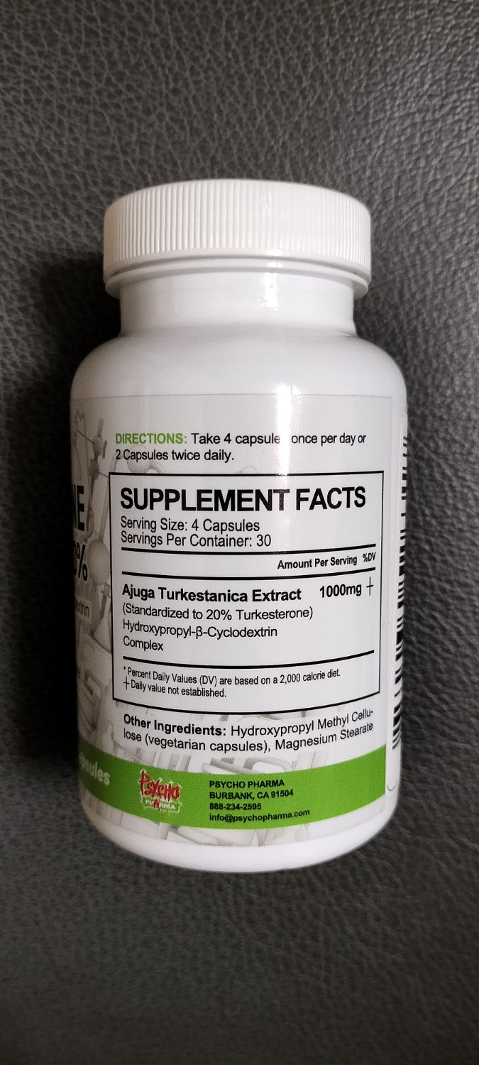 楽天市場】ターケステロン （ツルケステロン/トルケステロン） 20％ 1000mg 120粒l TURKESTERONE Maximum  Potency 20％ Psycho Pharma サイコファーマ 健康 運動 フィットネス トレーニング エネルギーサポート アメリカ サプリメント  健康サプリ 筋肉 筋トレ ...