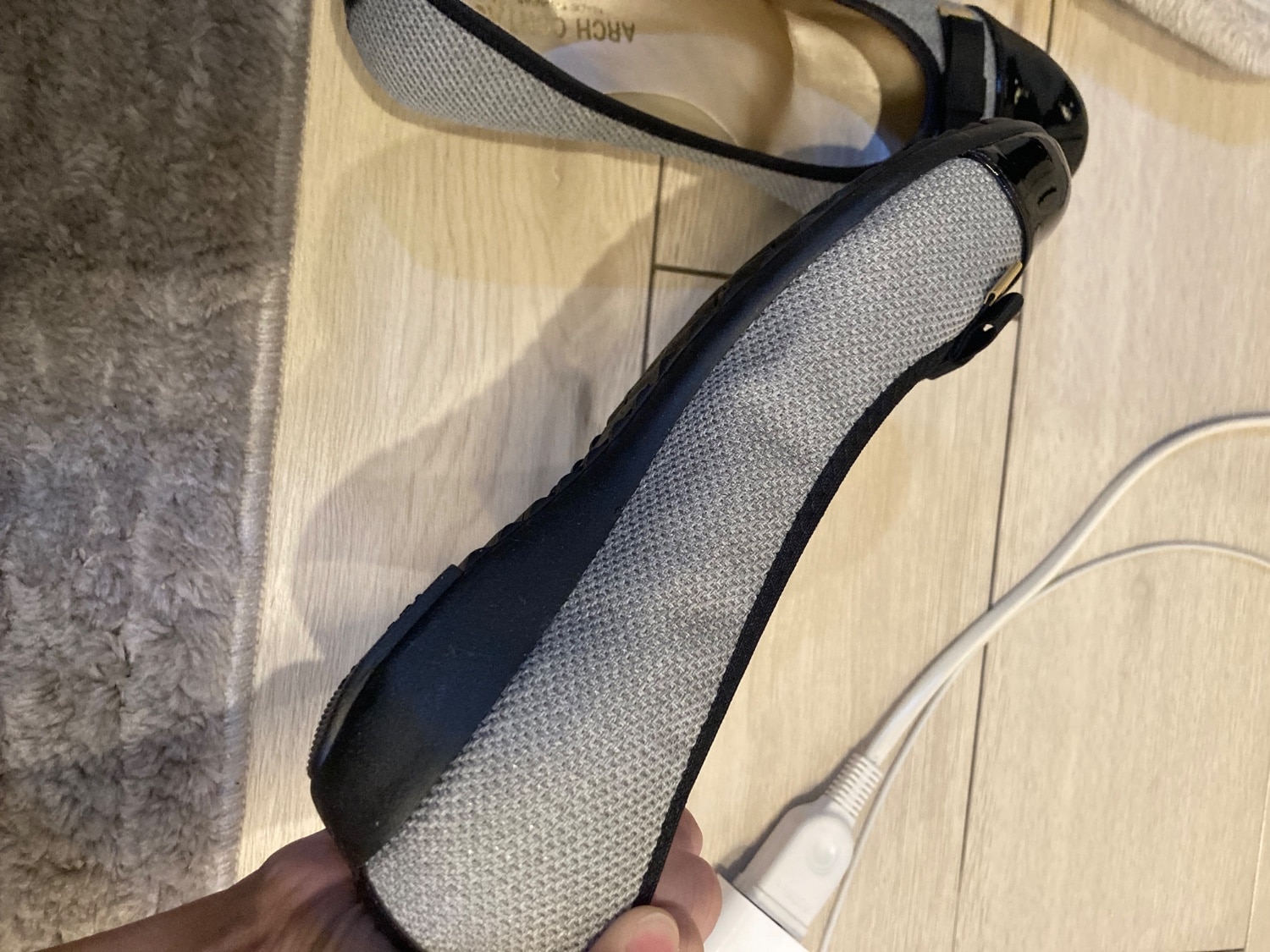 パンプス 痛くない 日本製 婦人靴 ARCH CONTACT アーチコンタクト バレエシューズ フラットシューズ 靴 リ アーチコンタクト パンプス痛くない 外反母趾パンプス レビュー画像7