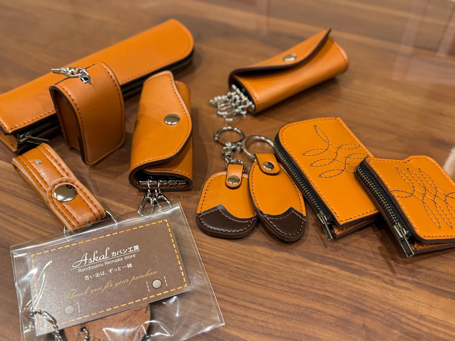 50店舗の百貨店に選ばれる実績と品質！ メディア掲載多数！協会加盟の職人 ランドセル リメイク　小物セット アップサイク ランドセルリメイク ランドセル 口コミ レビュー画像10