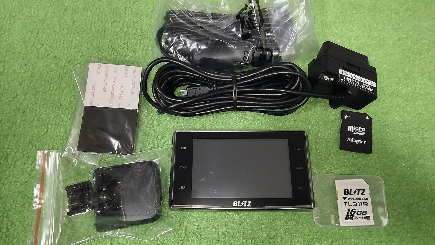 BLITZ ブリッツ Touch-B.R.A.I.N.LASER OBDアダプター レーザー TL311R+OBD2-BR1 レーダー探知機