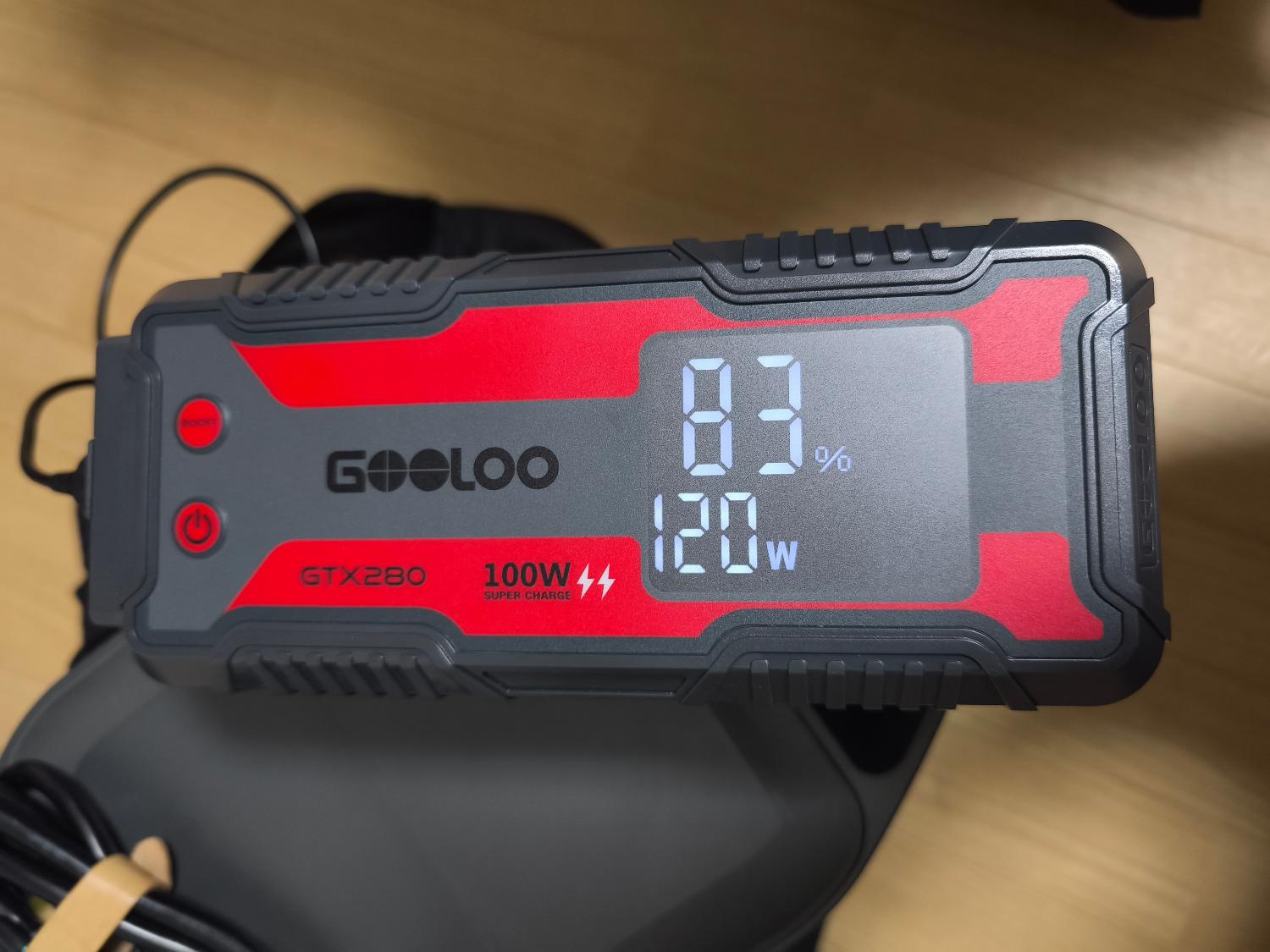 楽天市場】GOOLOO GTX280 ポータブル電源 280Wh12Vジャンプスターター
