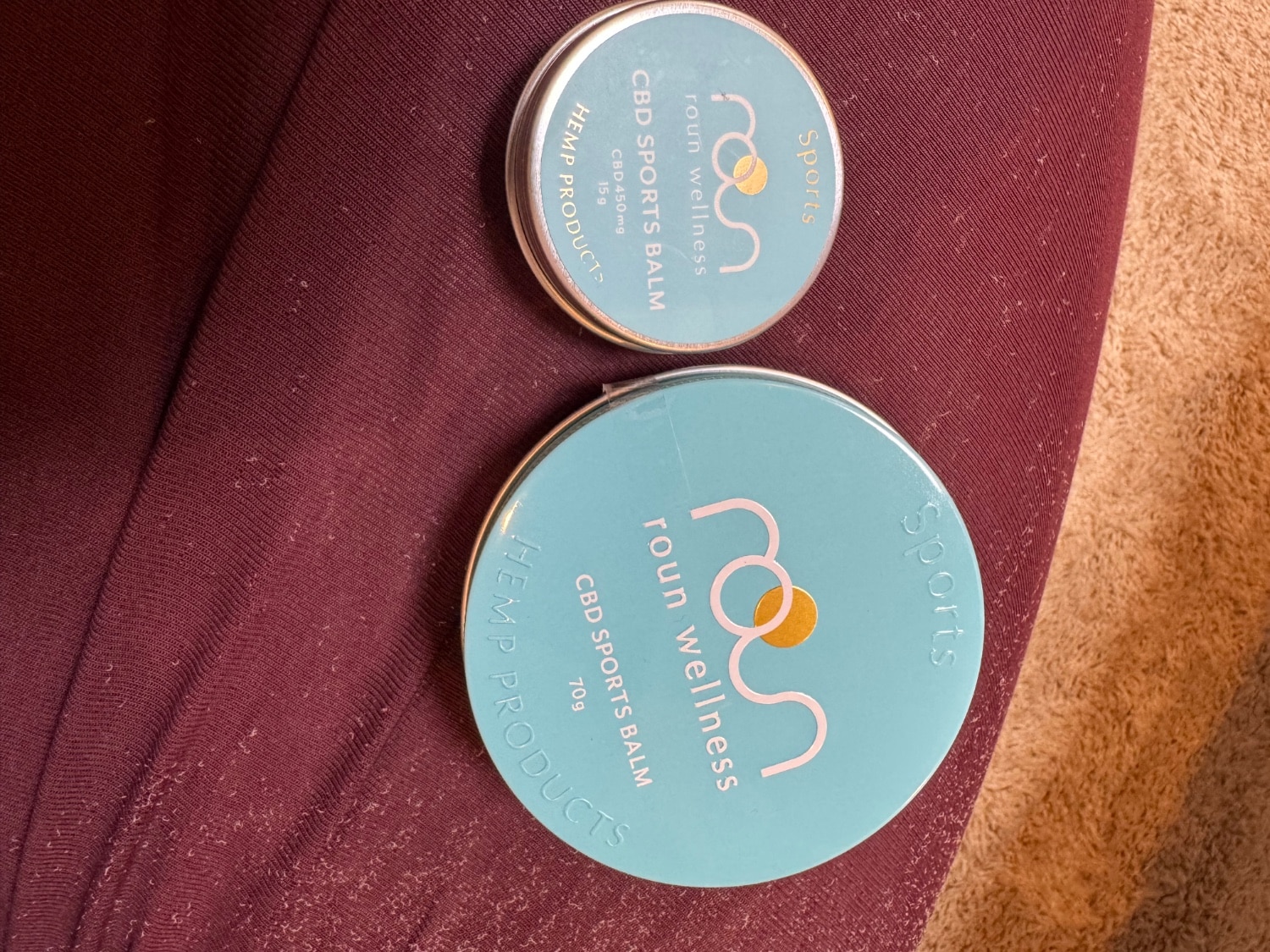 新品・未開封 CBD スポーツ バーム 70g roun 2個セット B*D様 roun