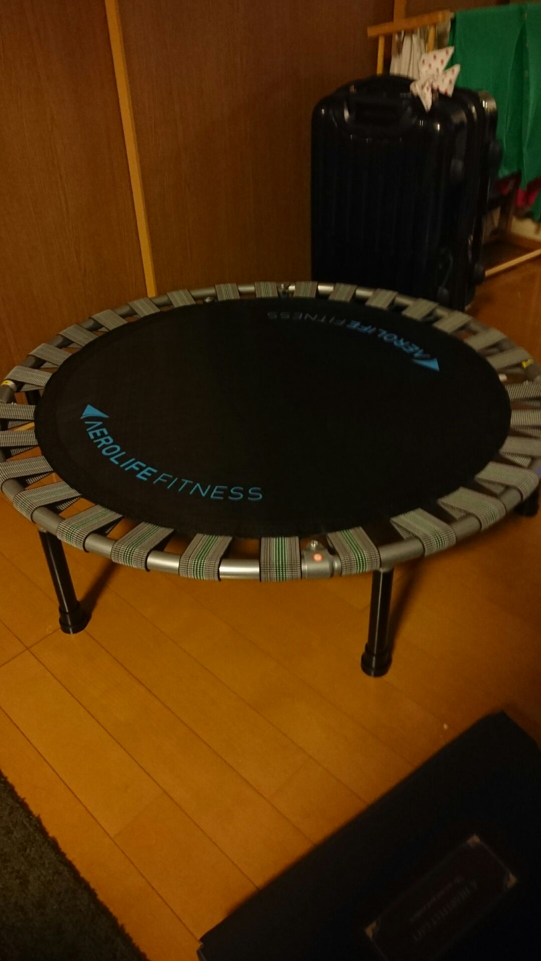 楽天市場 トランポリン 家庭用 ゴムバンド式 折りたたみ 92cm エアロライフ ホームジャンピング 家庭用 大人 子供 誕生日 プレゼント エクササイズ おりたたみ ミニ 小型 有酸素運動 室内 静か 安全 カバー コンパクト ストレス解消 宅トレ 在宅 テレワーク 姿勢 カラダ