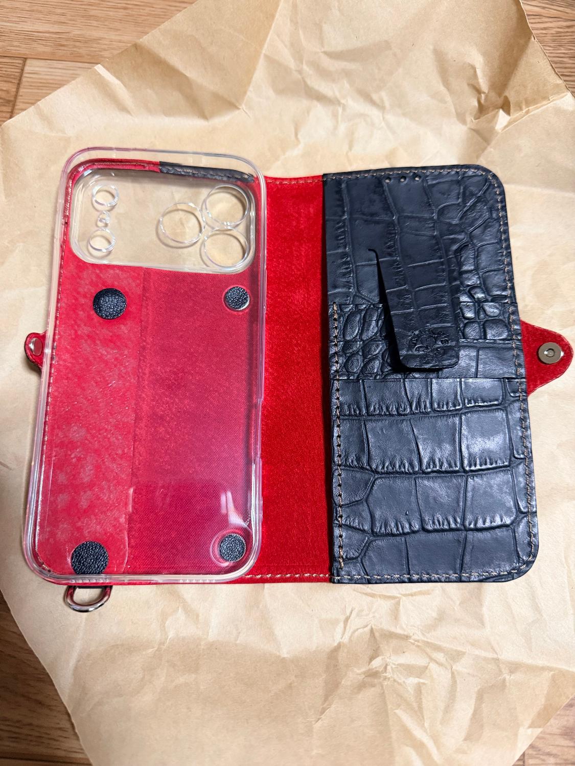 EFGS iPhone 手帳型 ケース　14色 iPhone17 17Pro 17ProMax iPhoneAir 17 栃木レザー iPhone手帳型ケース リッキーズ レビュー画像12