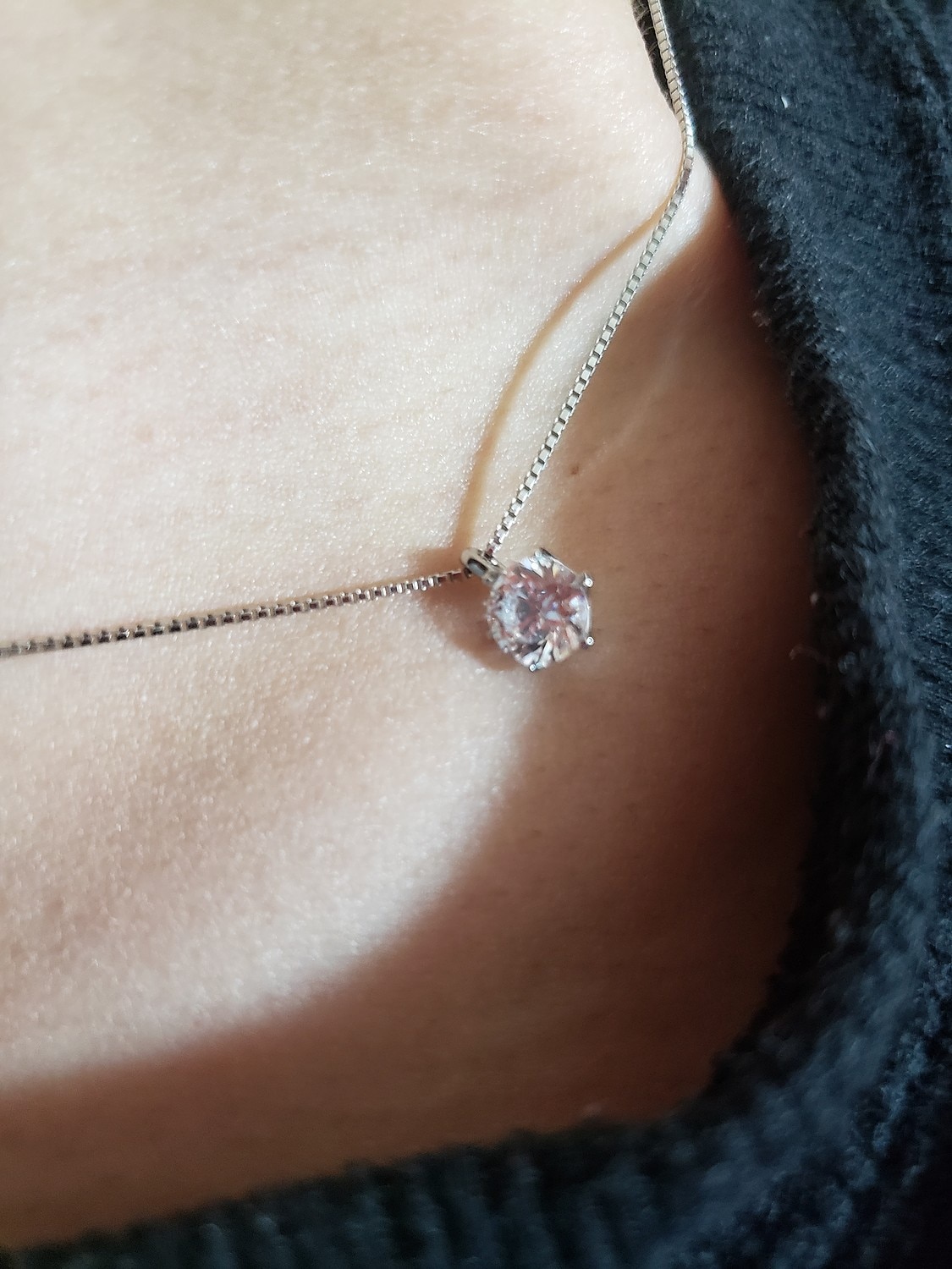 楽天市場】Pt900 Pt850 ネックレス レディース 一粒 0.5ct プラチナ