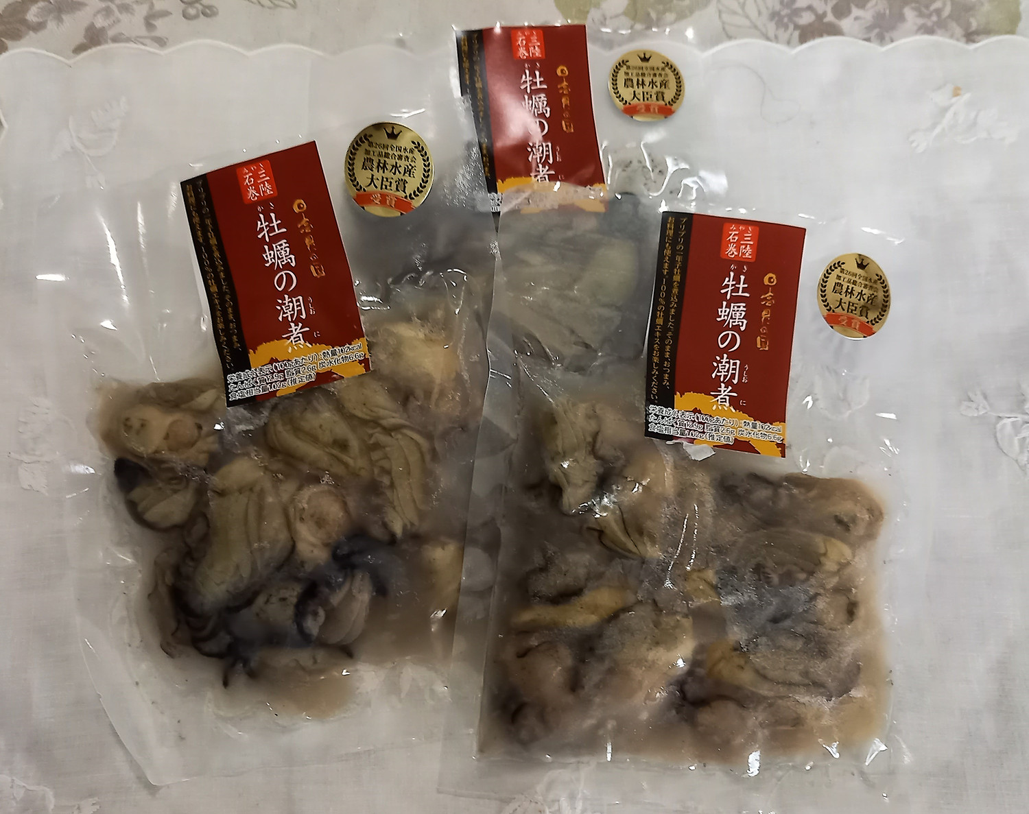 牡蠣 潮煮 末永海産 170g×3パック カキ 冷凍 濃厚 旨味 お取り寄せ 石巻 潮煮製法 宮城(食材王国みやぎプラザ)  みんなのレビュー·口コミ