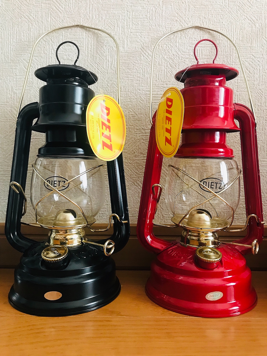 ２個『FeuerHand Lantern 276』『デイツ78BK-G 黒金 』 - ライト・ランタン