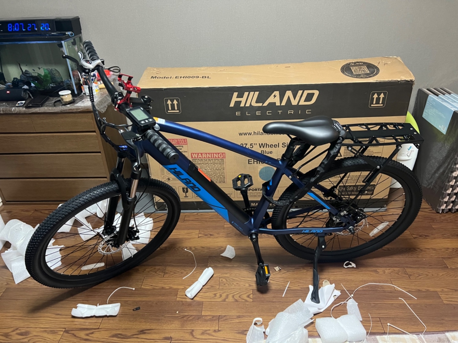 楽天市場】【☆送料無料☆】HILAND 電動 マウンテンバイク 27.5