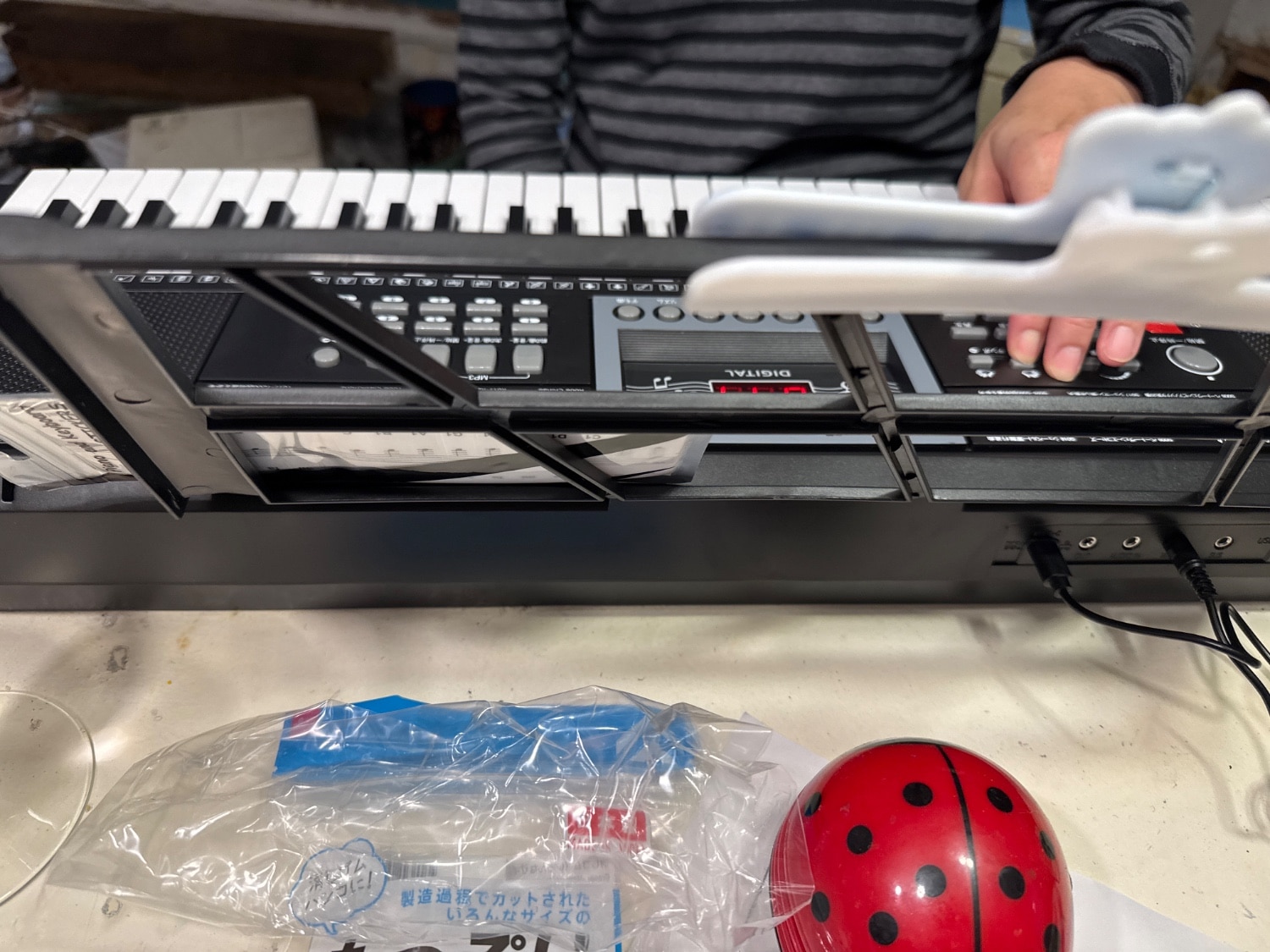電子キーボード 光る鍵盤 61鍵盤 レビュー画像18