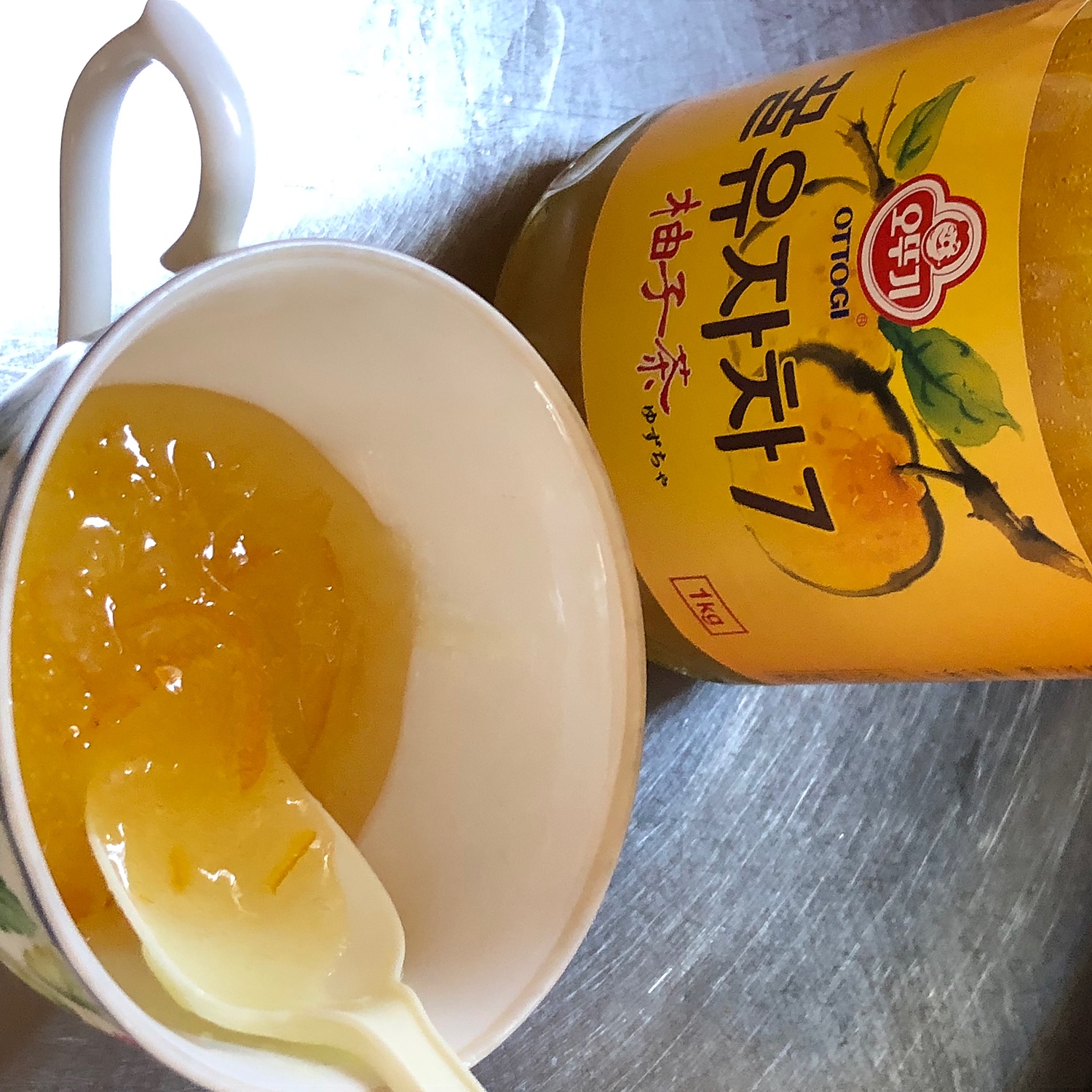 市場 韓国 オットゥギ三和 蜂蜜ゆず茶 蜂蜜含有 ゆず茶 1kg 三和 2 蜂蜜 個 1kg 柚子茶 三和はちみつ オットギ