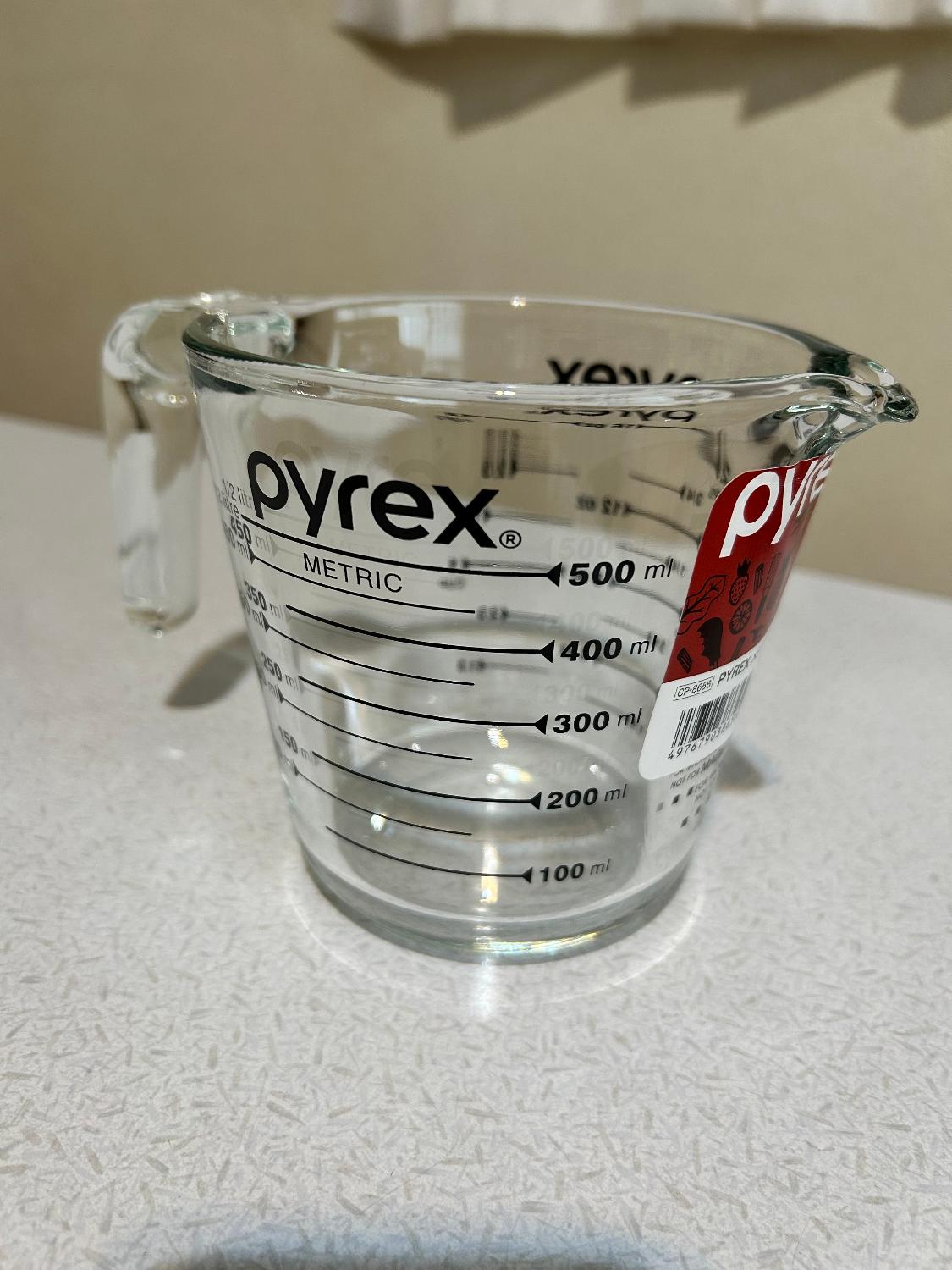 楽天市場】PYREX 計量カップ 500ml 耐熱ガラス 取っ手付き メジャー