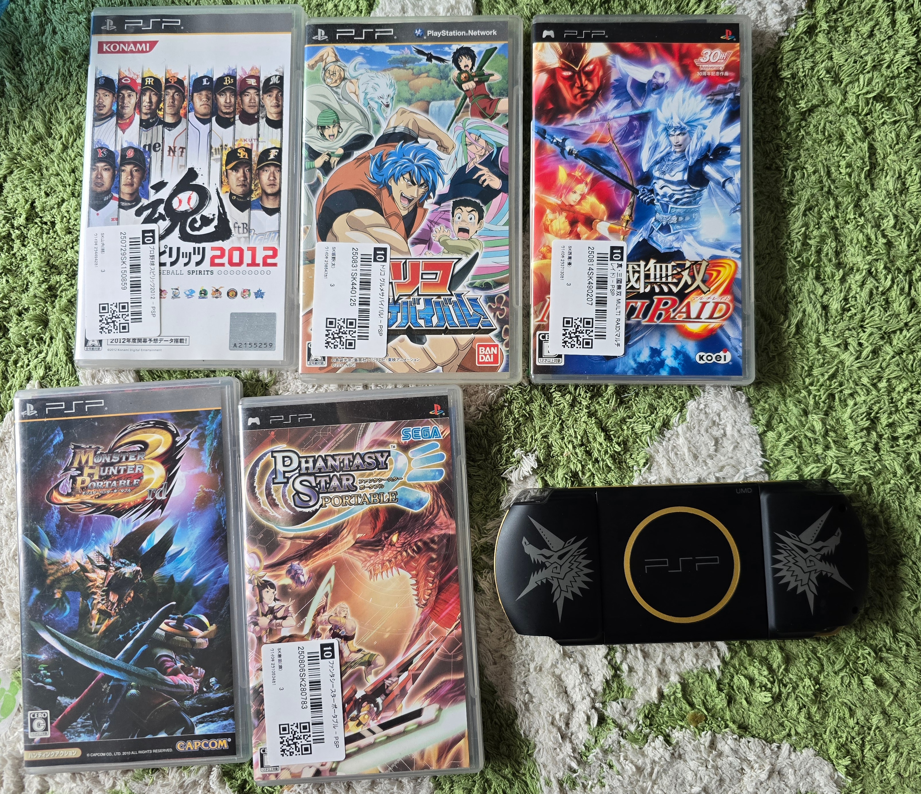 楽天市場】【PSPソフト5本セット！】PSP 3000 本体 すぐに遊べる