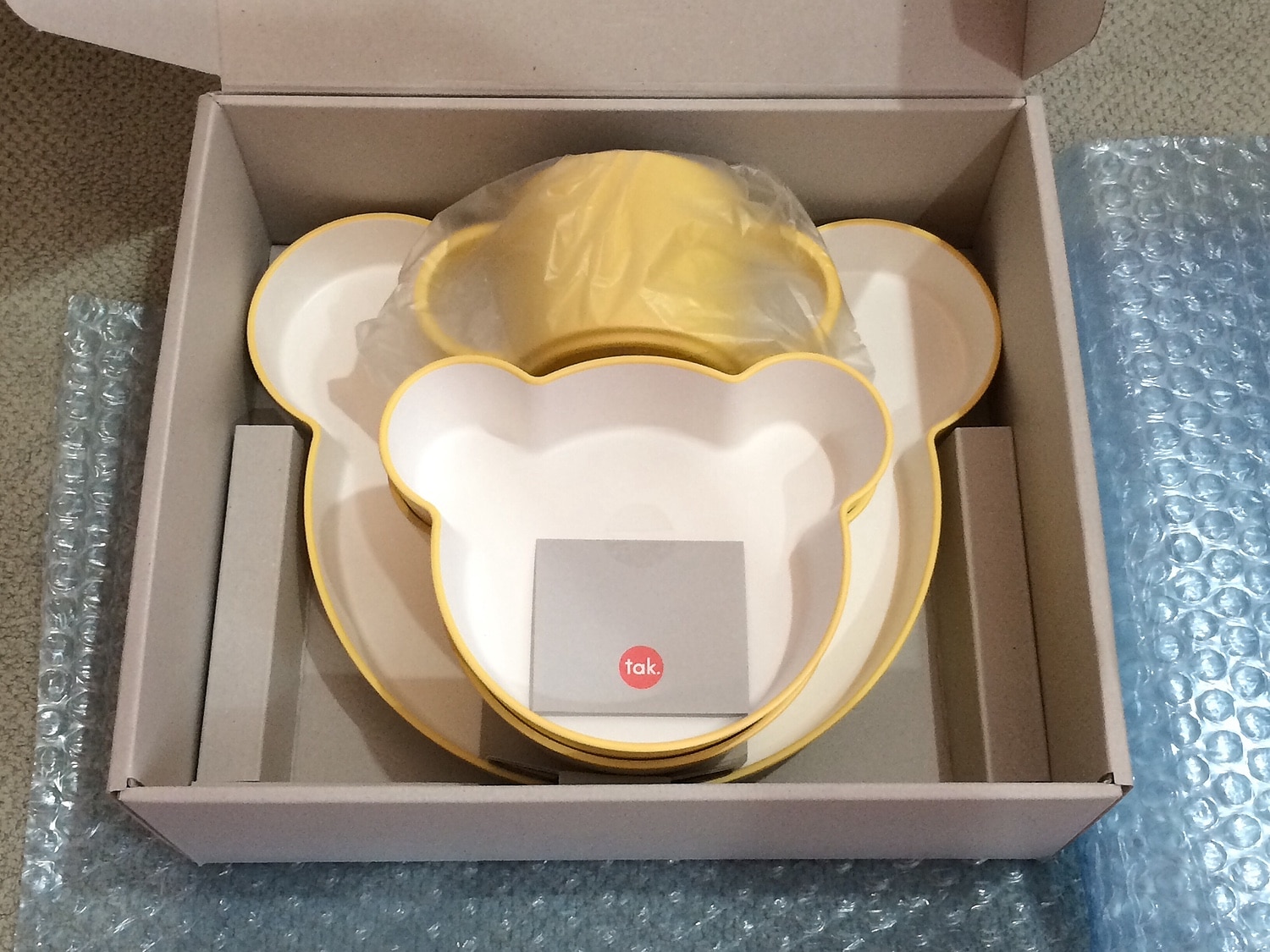 tak食器セット キッズディッシュ口コミ ベビー食器日本製 レビュー画像3