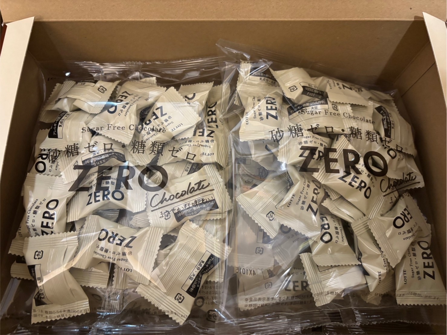 楽天市場】【ロッテ公式】ゼロチョコレート 大容量ボックス