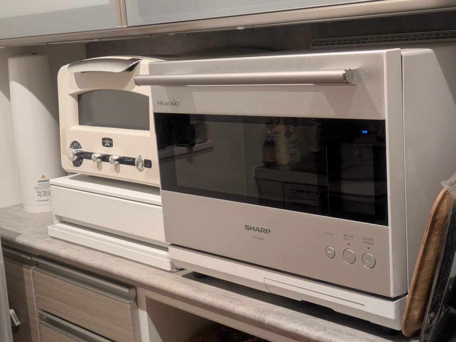 楽天1位［ ツーウェイ キッチン家電下引き出し＆スライドテーブル タワー W80／W45 ］山崎実業 tower レンジ #山崎実業 #tower #タワー レビュー画像10