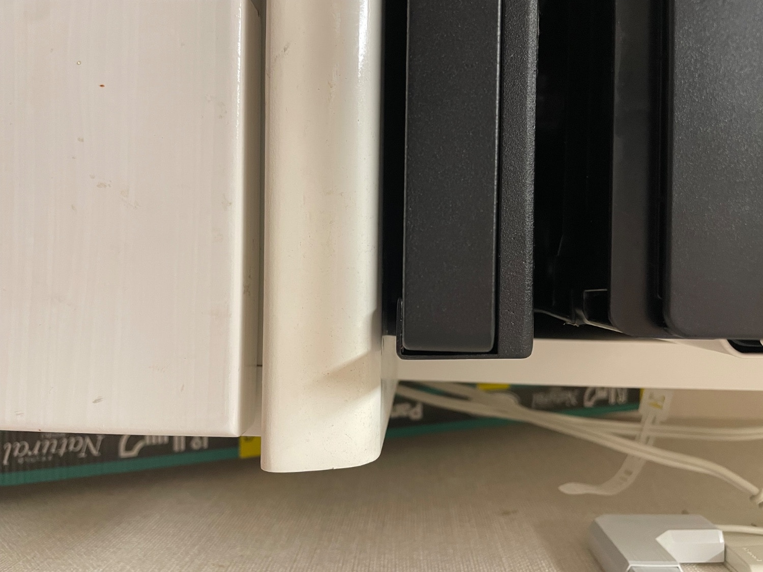 ［ キッチン家電下スライドテーブル タワー W80／W45 ］山崎実業 tower レンジ下 収納 ラック テーブル 引 山崎実業 tower タワー レビュー画像9