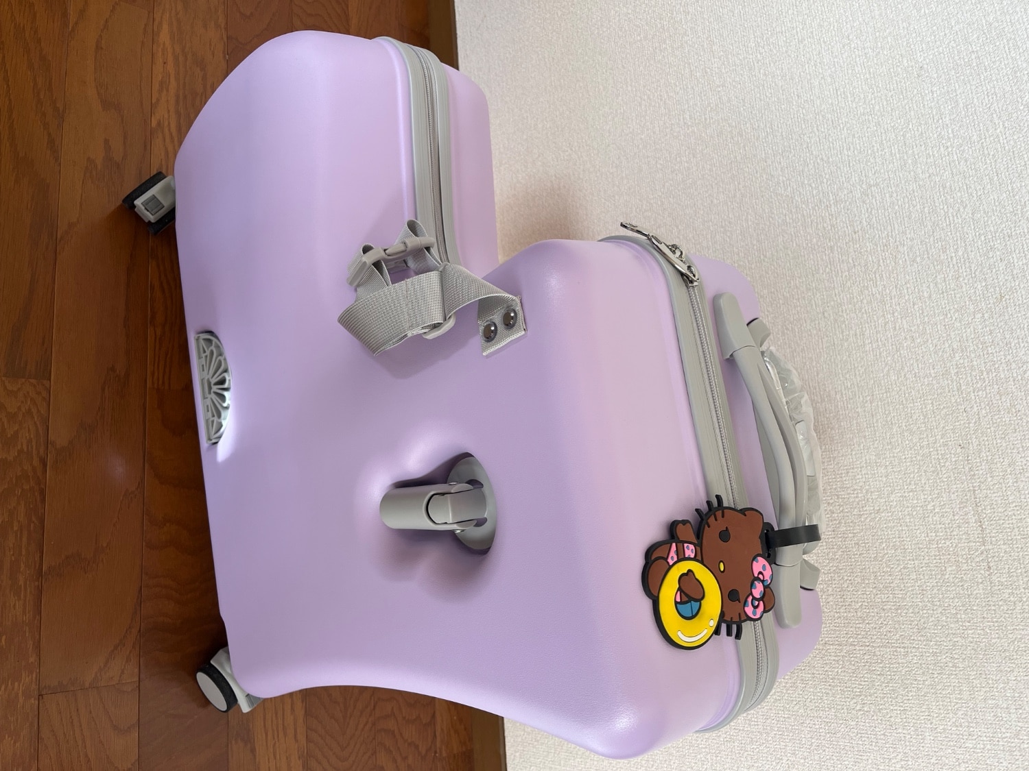 キッズトラベル 子供が乗れるキャリーケース 口コミ レビュー画像7