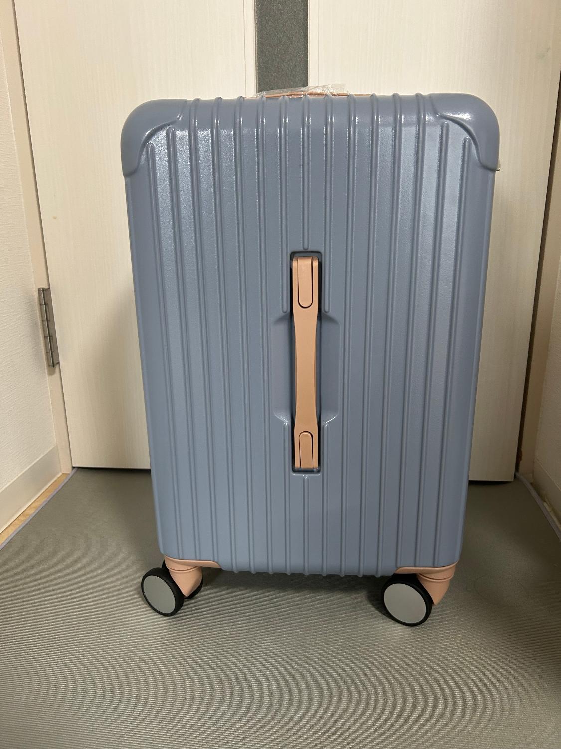 スーツケース Lサイズ 大容量 大型 キャリーケース TSAロック USBポート カップホルダー 容量拡張でき ストッパ TANOBIスーツケース T9088口コミ スーツケースレビュー レビュー画像8