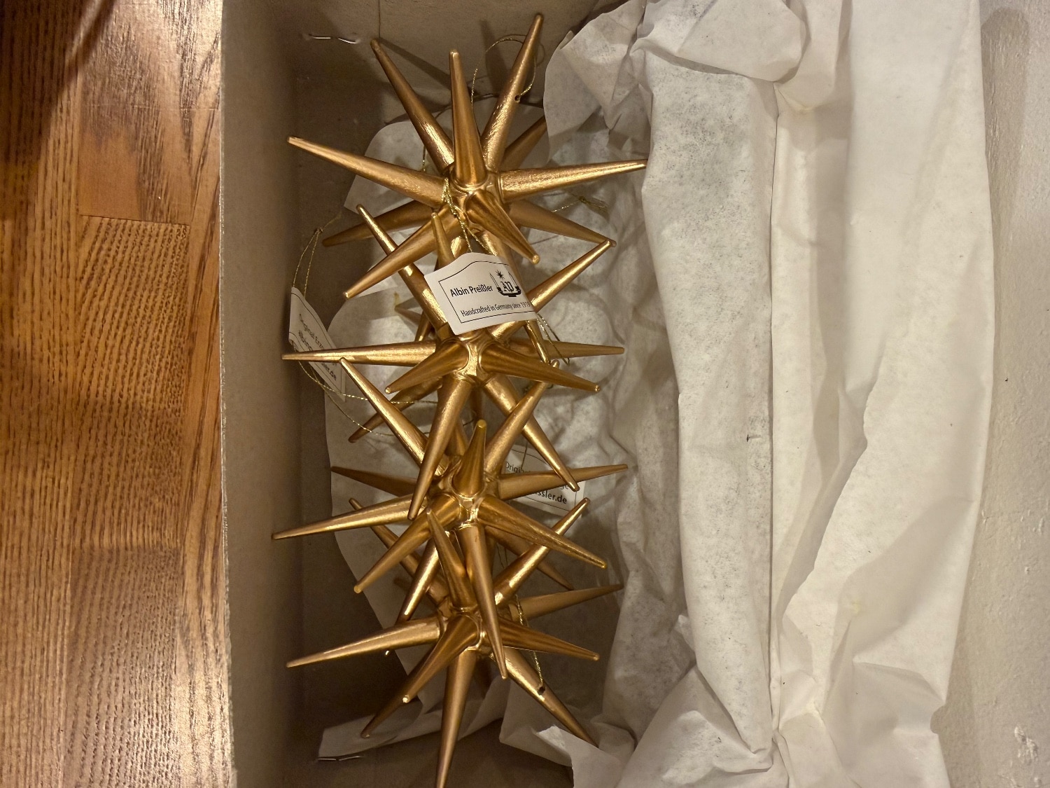 ベツレヘムの星　大　金色 楽天市場】金の星 立体（大）【ベツレヘムの星（ドイツ/Albin