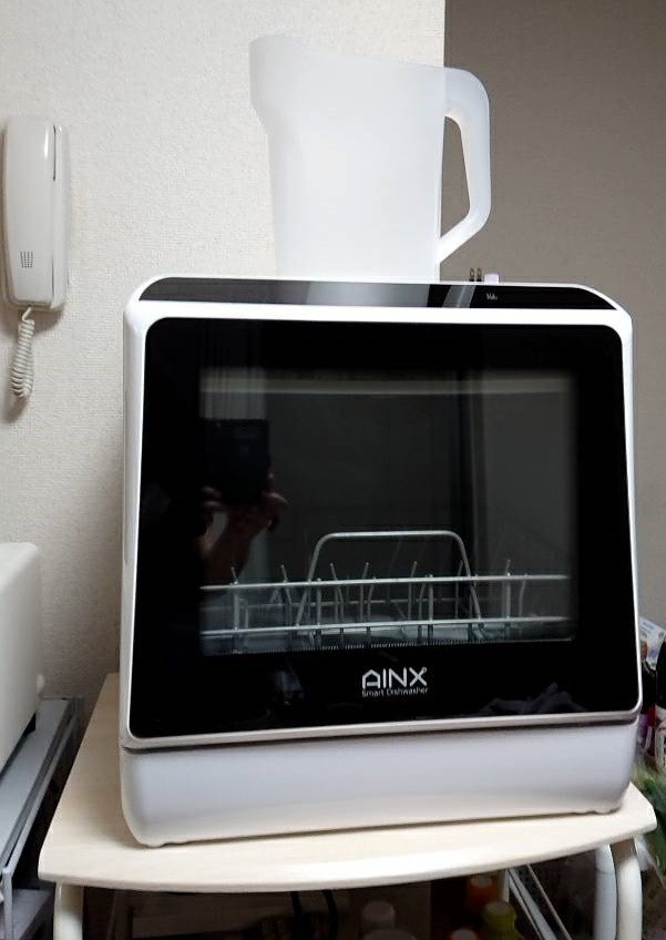 アイネクス AINX 工事がいらない ホワイト AX-S3W 食器洗い乾燥機