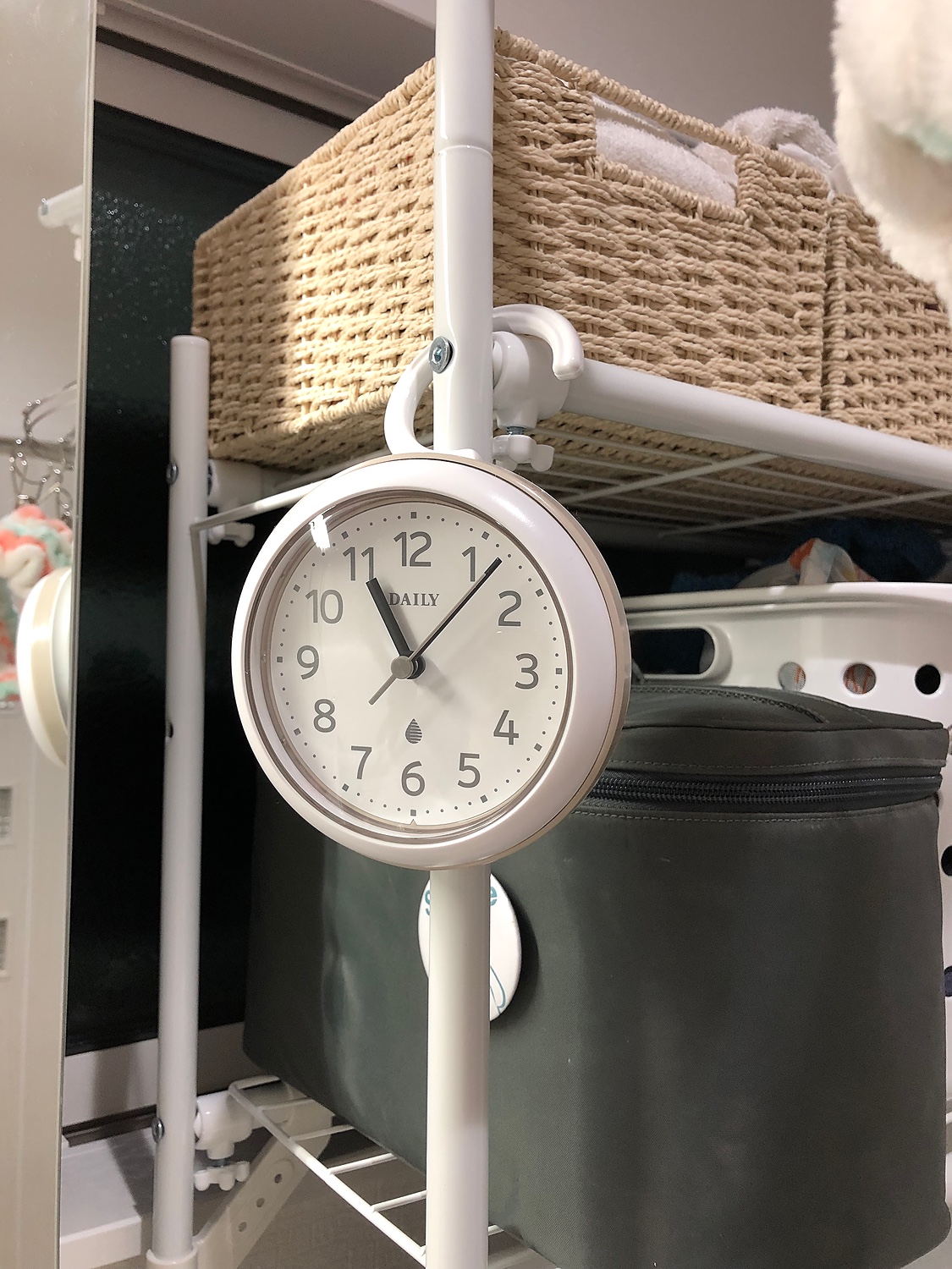 ○リズム時計バスクロック*防水防塵*【アクアパークDN】掛置兼用時計 グレー 4KG711DN08 [後払不可]【楽ギフ_包装選択】(アットマークジュエリーMusic)  みんなのレビュー·口コミ